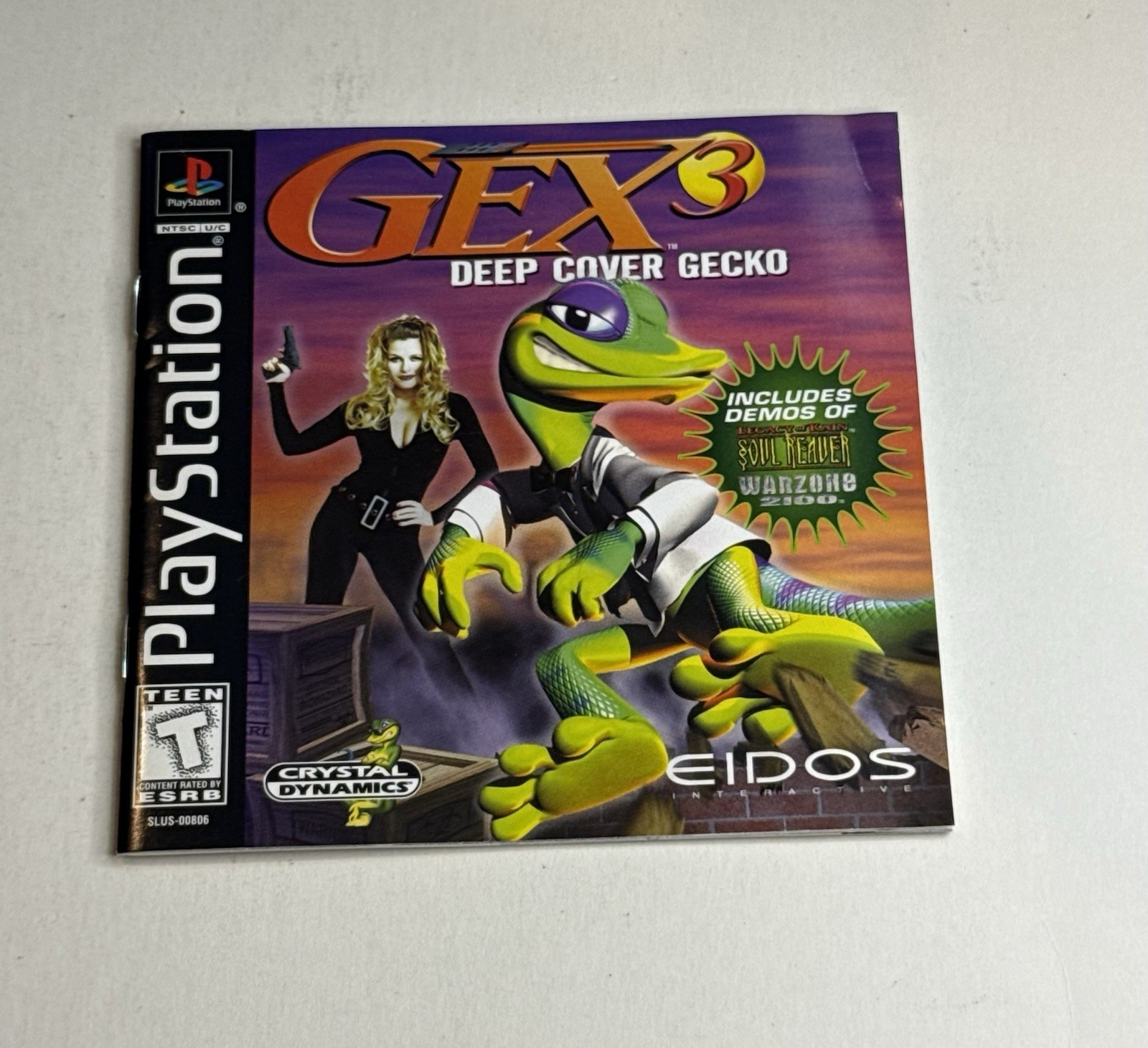 3 Game PS1 Gex Lot: Gex 1, 2, & 3 (Sony PlayStation 1) All CIB Complete W Reg