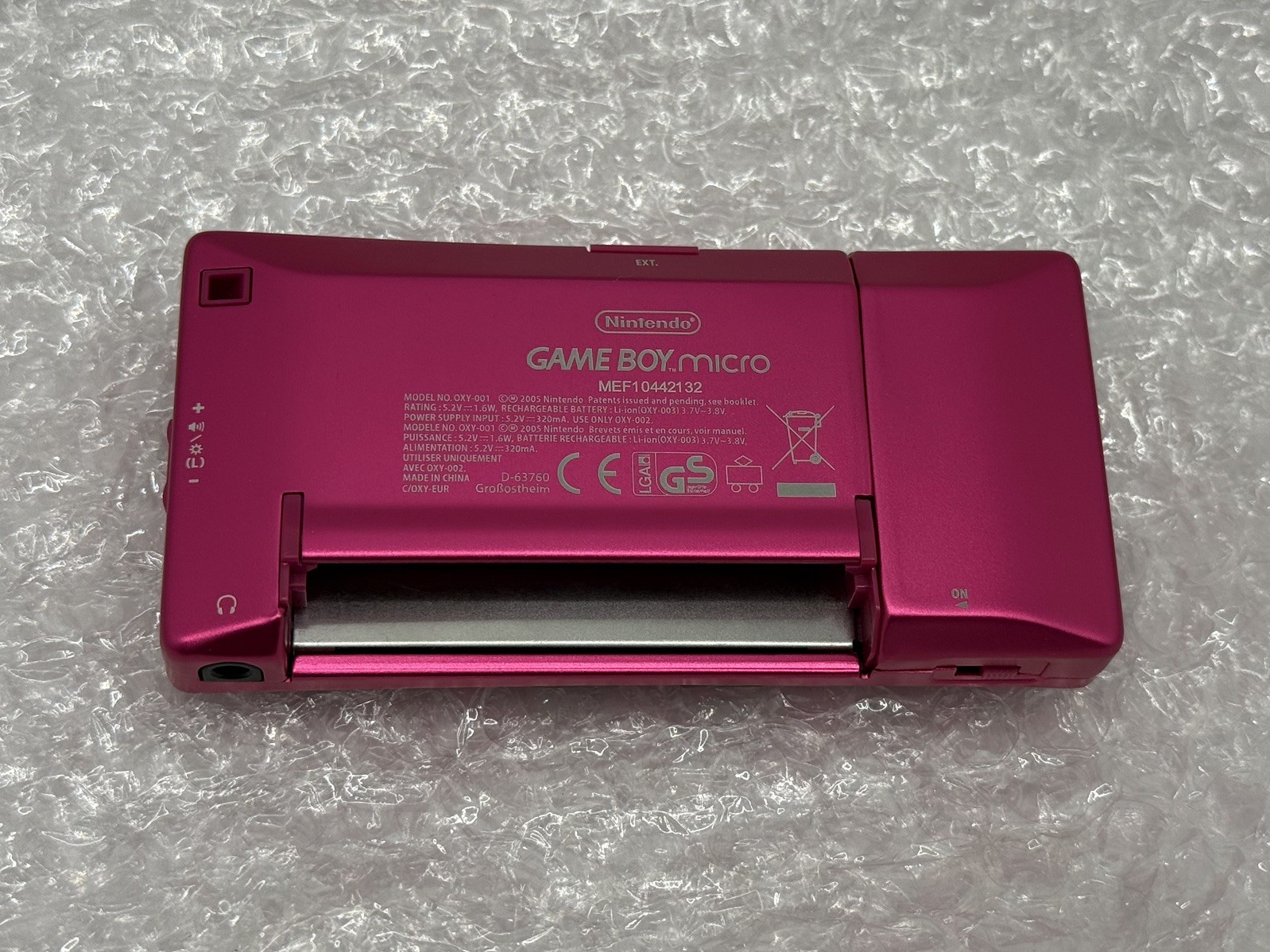 *MINT* Nintendo Game Boy Micro Hot Pink