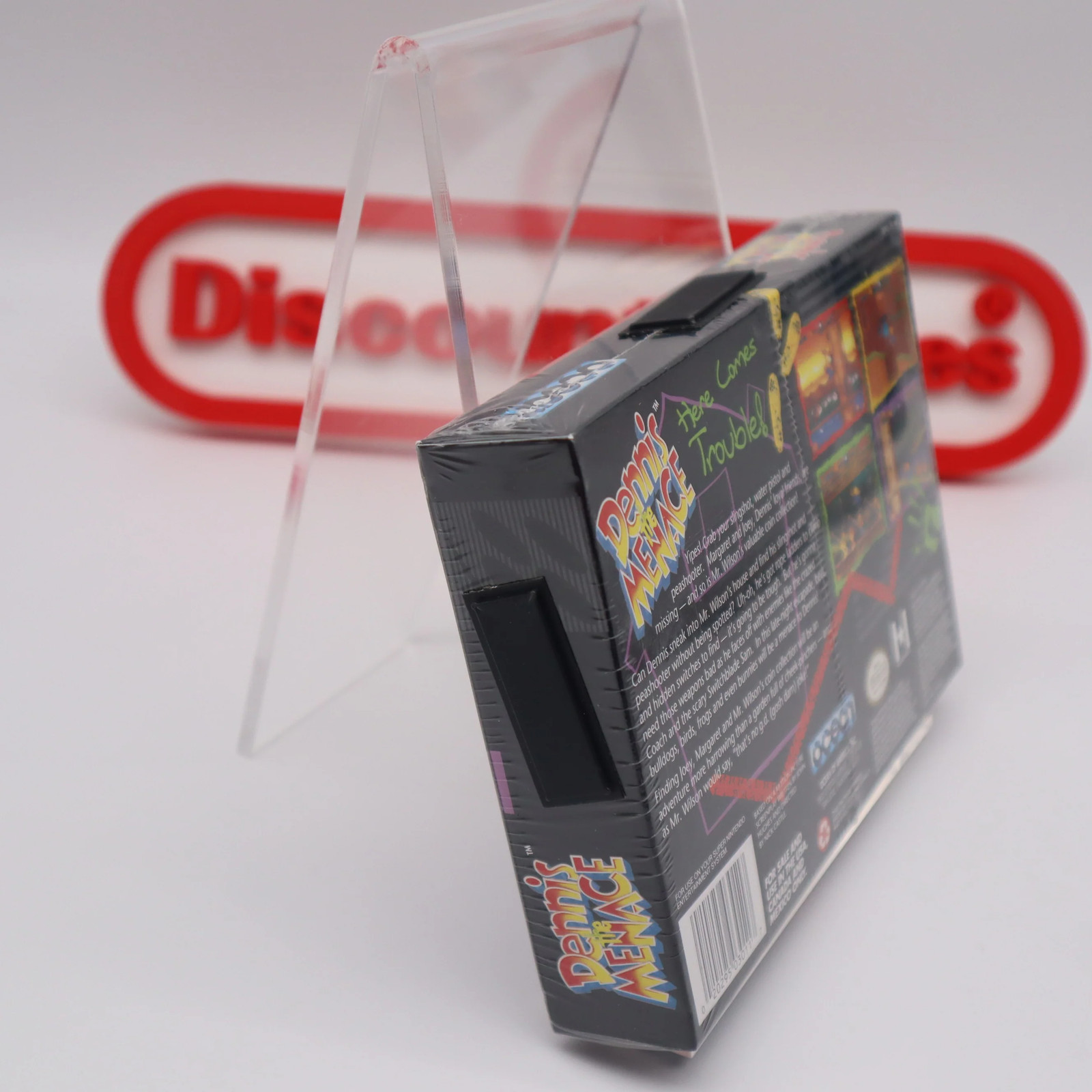SNES Super Nintendo Game DENNIS THE MENACE – NEW & Factory Sealed!