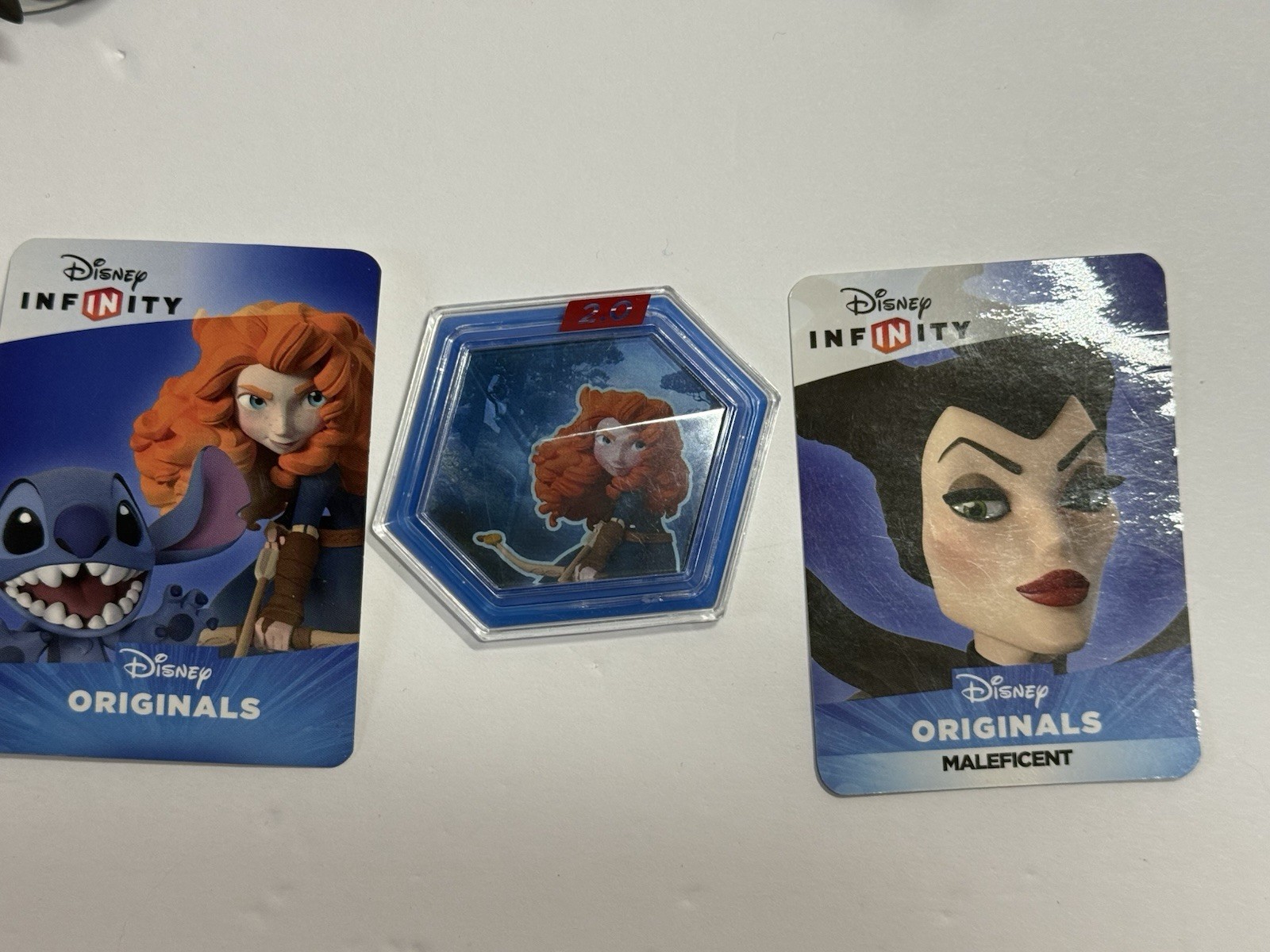 Disney Pixar Infinity 2.0 Brave Merida Stitch And Maleficent