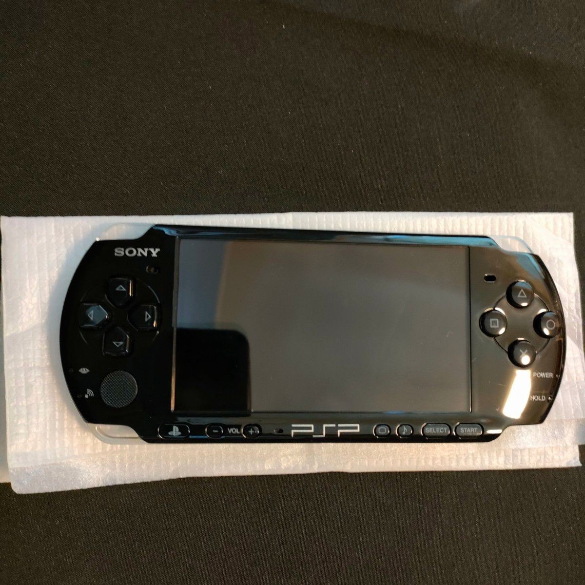 PSP-3000 Piano Black Handheld Console Missing Accessories, Slight Scratches