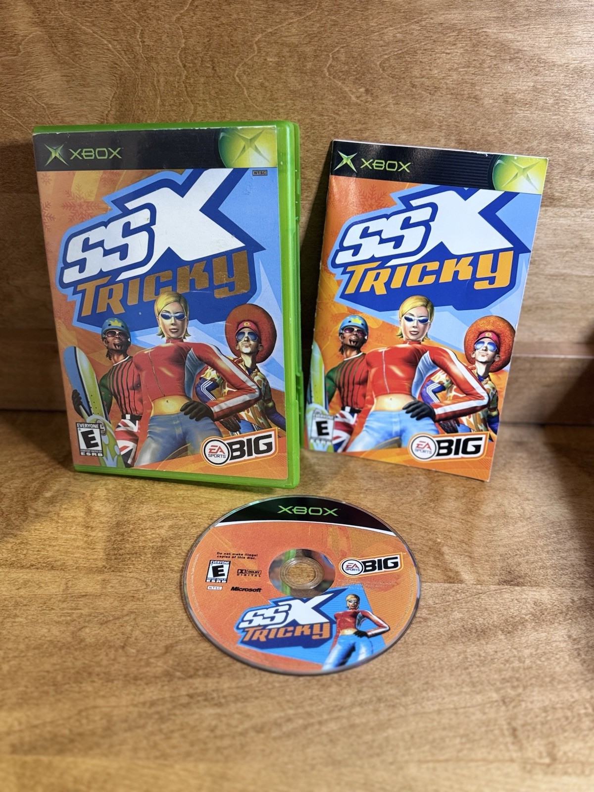 SSX TRICKY (Original OG Xbox) Black Label * CIB Complete (see pics) TESTED