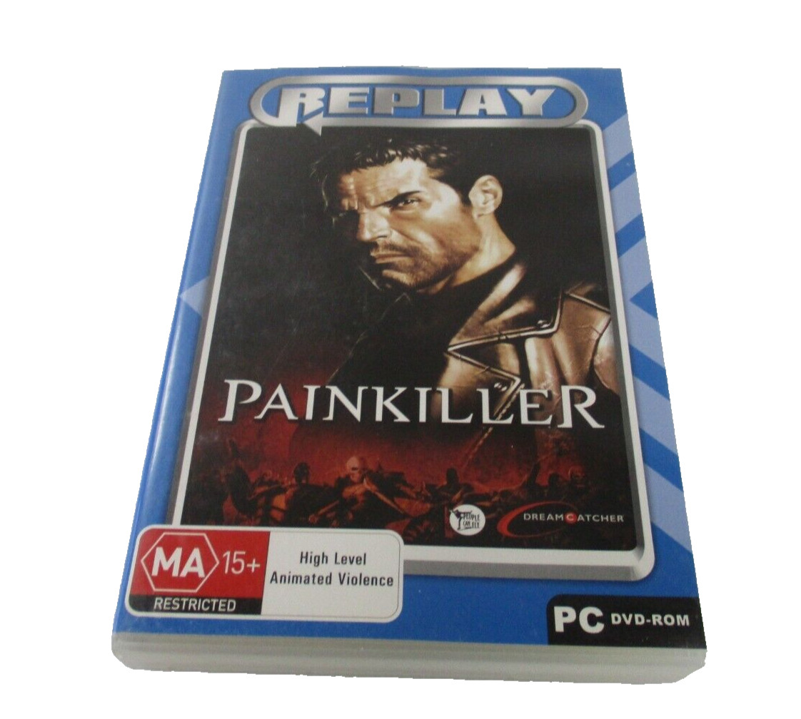 Painkiller PC DVD ROM Game No Manual MA15+ 2004 Dreamcatcher Interactive Tested