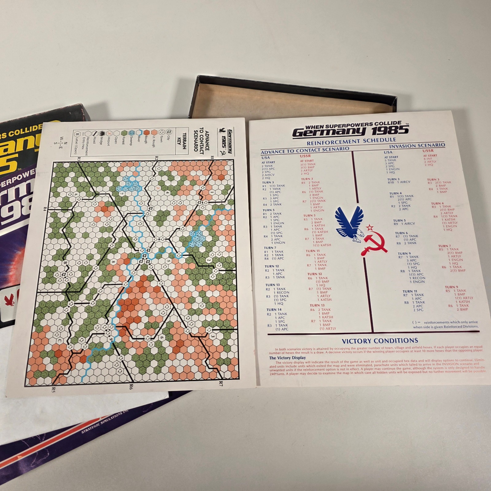Germany 1985 When Superpowers Collide • Strategic Simulations c. 1982 • Apple II