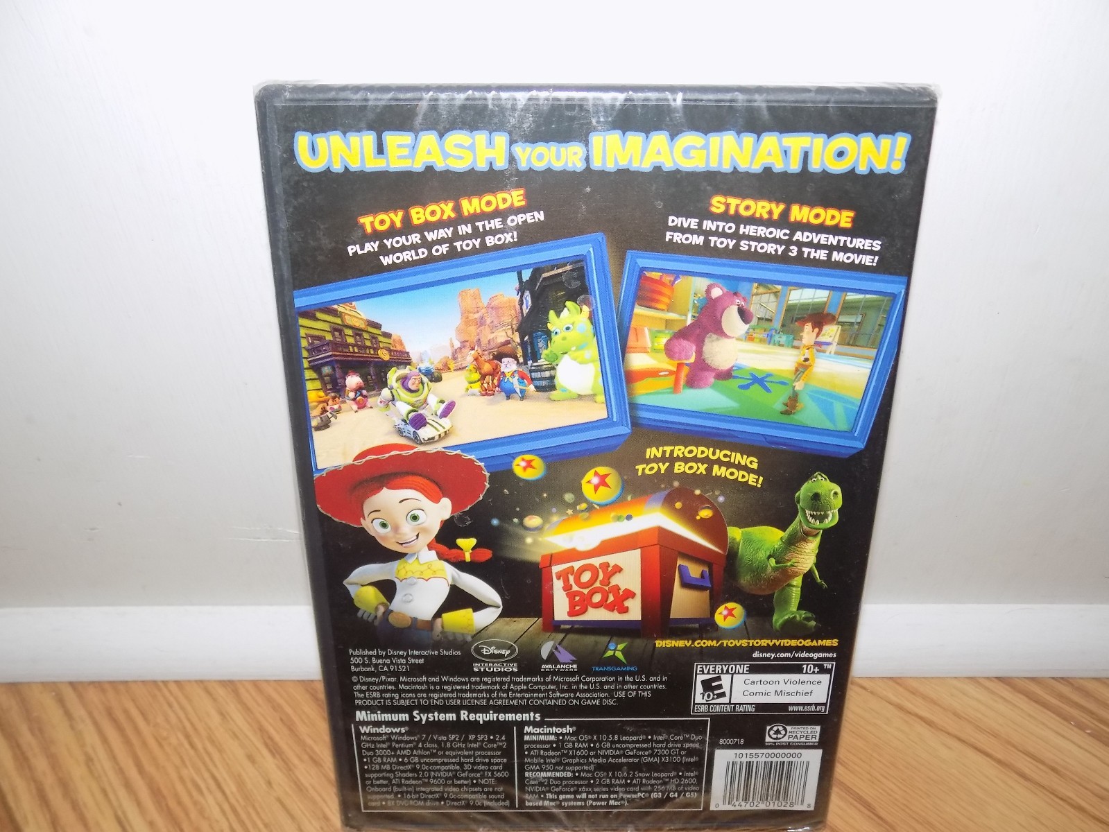 Toy Story 3: The Video Game (PC, 2010) Disney Game Inspired By The Movie NEW!!!