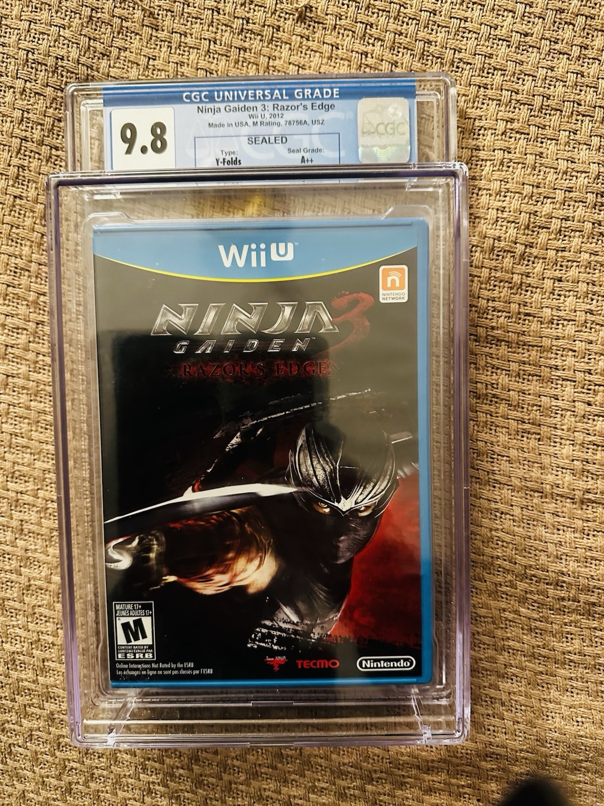 Ninja Gaiden 3 Wii U Graded 9.8