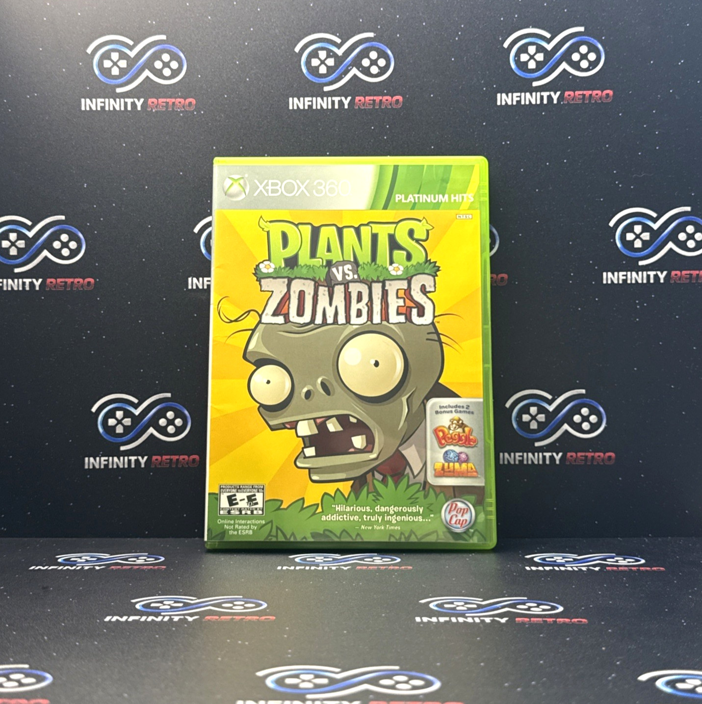 Plants vs. Zombies Microsoft Xbox 360 CIB Refurbished & Tested Free Shipping
