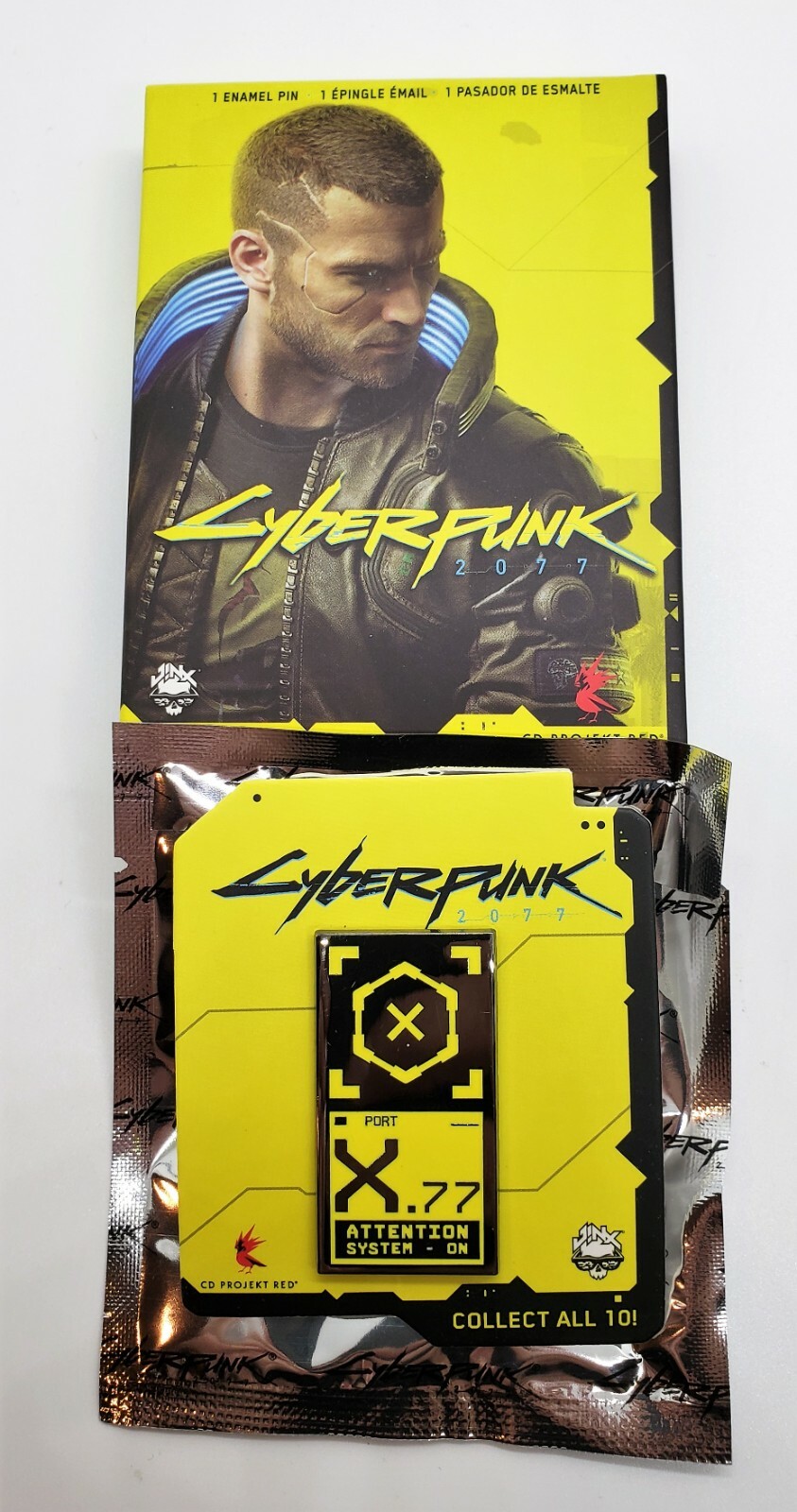 Cyberpunk 2077 enamel pins YOU PICK CD Projekt Red singles or set 9 10 blind box