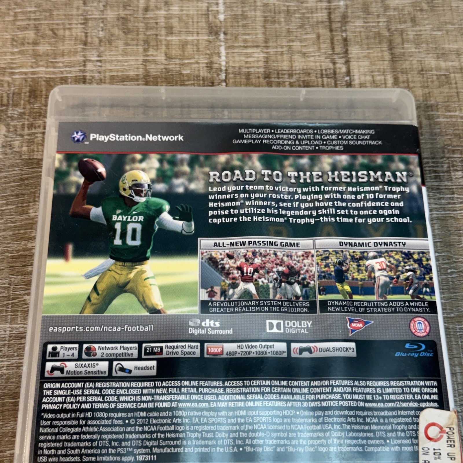 NCAA Football 13 PlayStation 3 PS3 Complete Tested