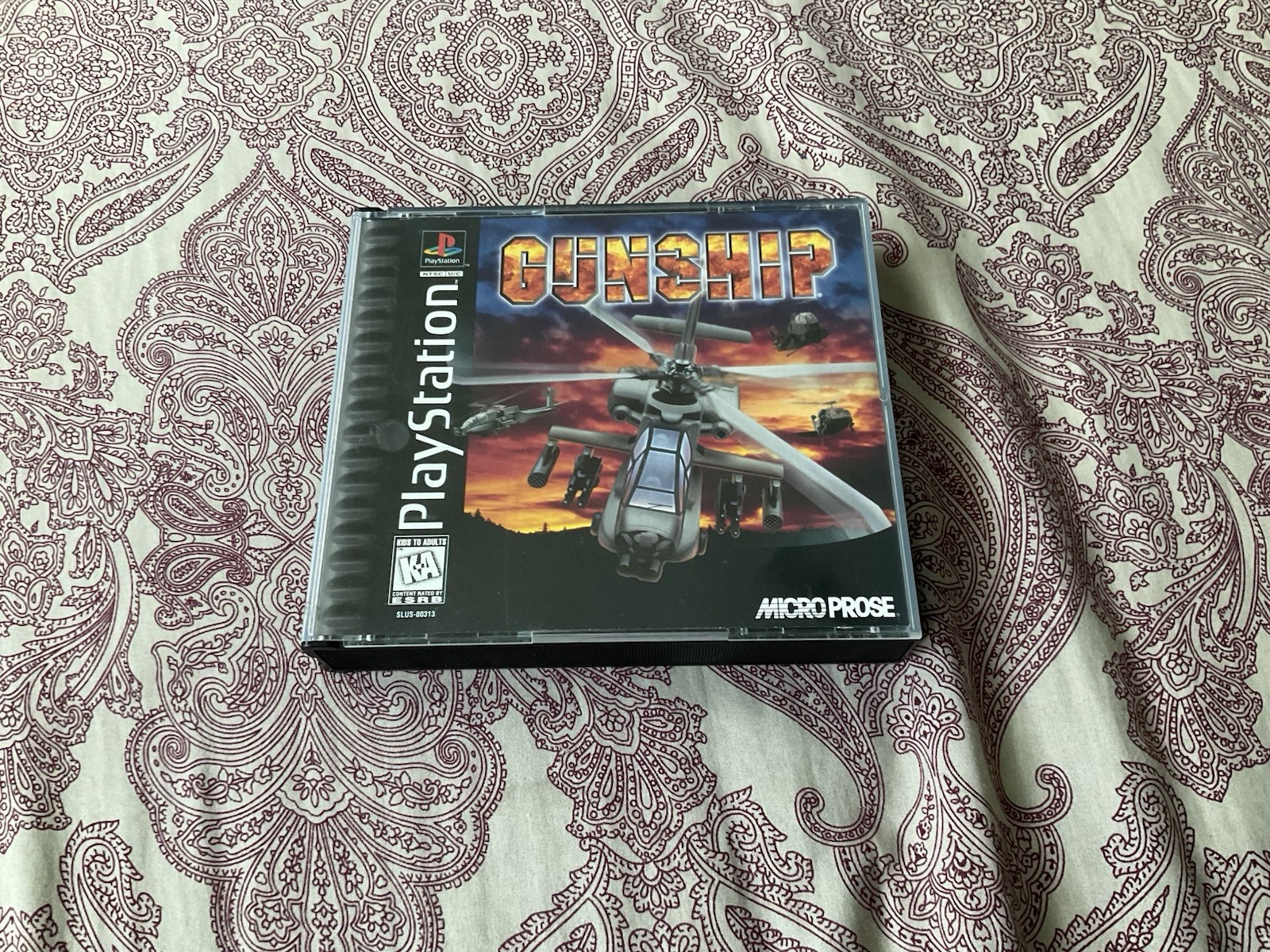 Gunship PS1 PlayStation 1 Complete In Box CIB Tested Working