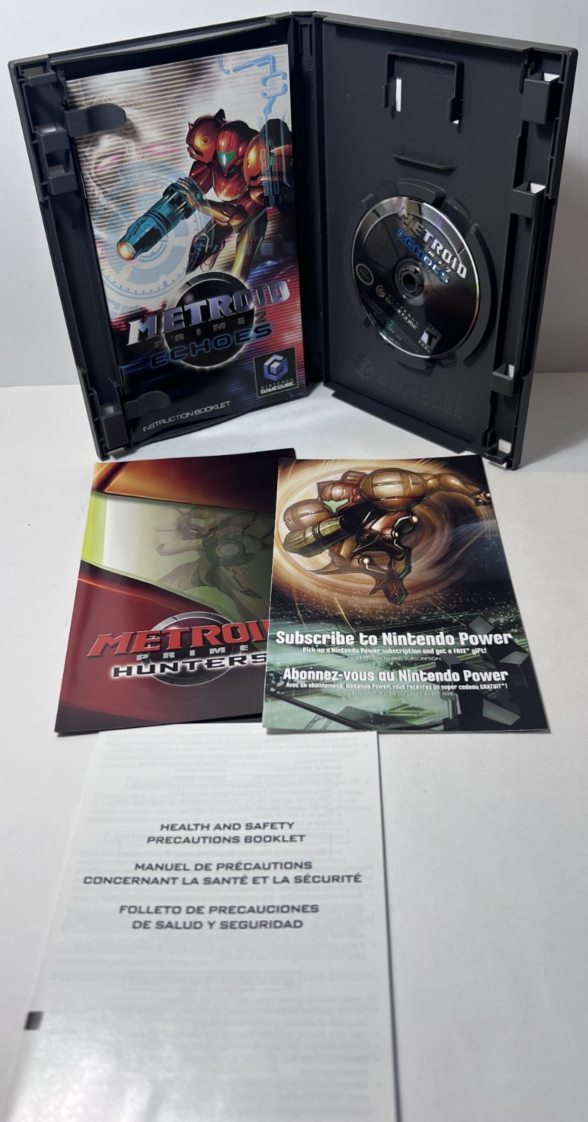Metroid Prime 2 Echoes (Nintendo GameCube, 2004) CIB Authentic Black Label