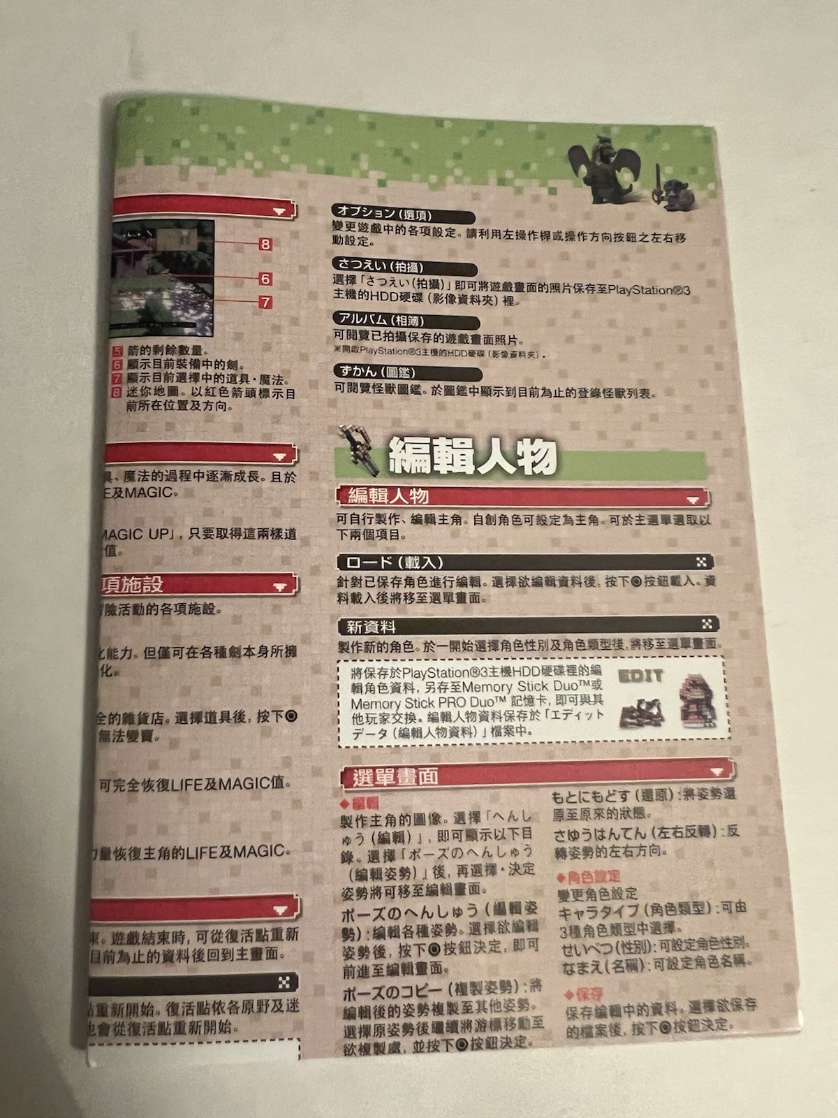 Sony 3D Dot Game Heroes Sony PlayStation 3 NTSC-J 2009 Manual Included CIB
