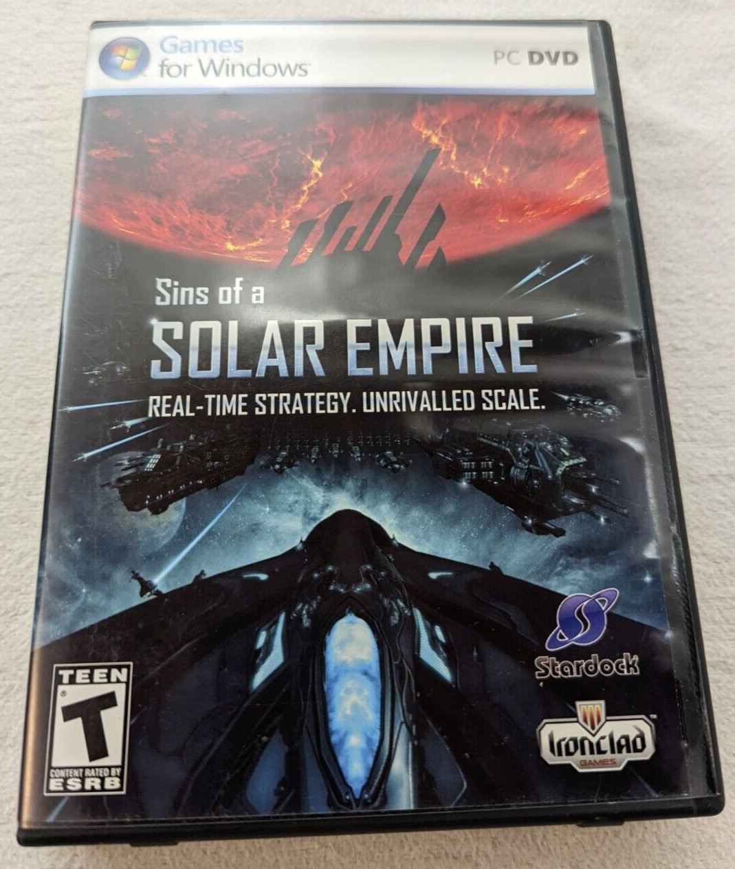 Sins of a Solar Empire; Stardock; Ironclad; Games for Windows; Manual; PC 2005