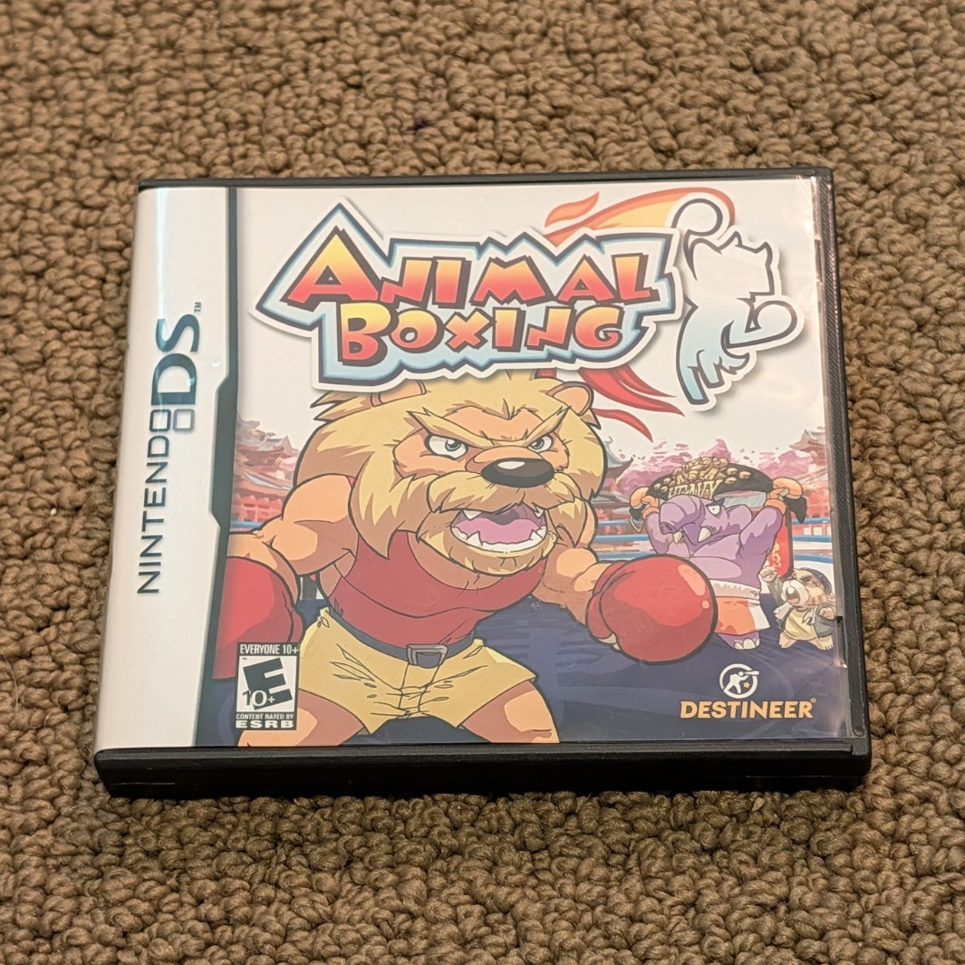 Rare Nintendo Animal Boxing for Nintendo DS – CIB