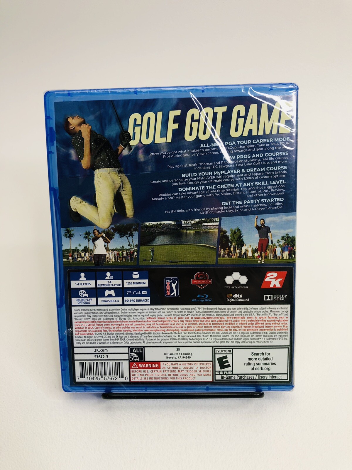 PS4 Sony Playstation 4 PGA Tour 2K21 Video Game Justin Thomas