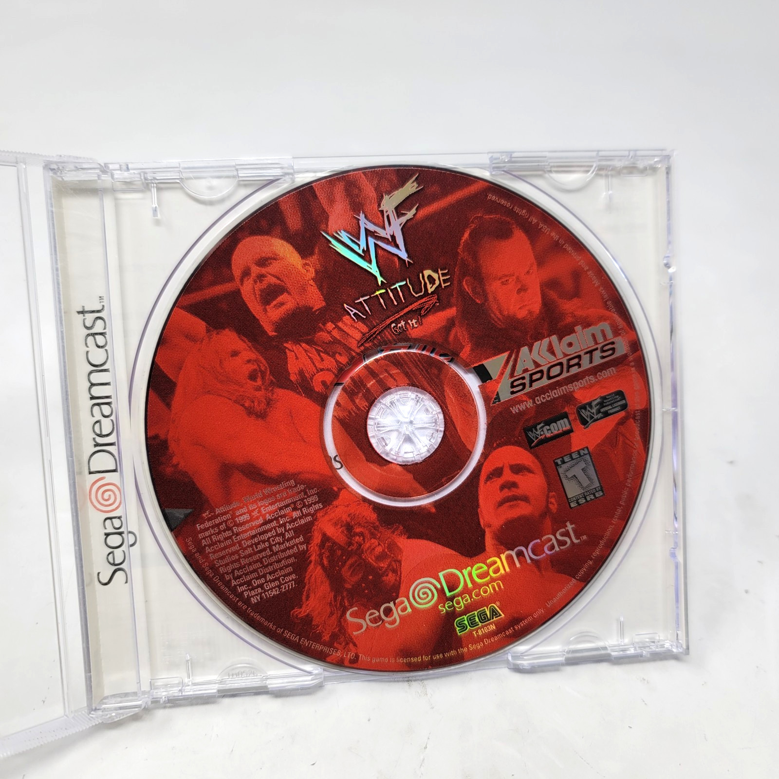 Wwf-Attitude (Sega Dreamcast) Case & Game Tested Working