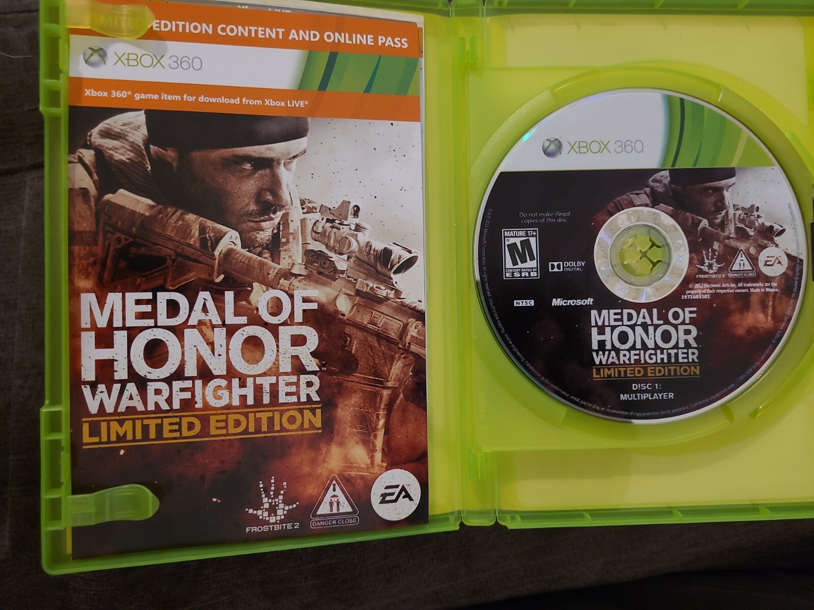 Medal of Honor: Warfighter — Limited Edition (Microsoft Xbox 360, 2012)