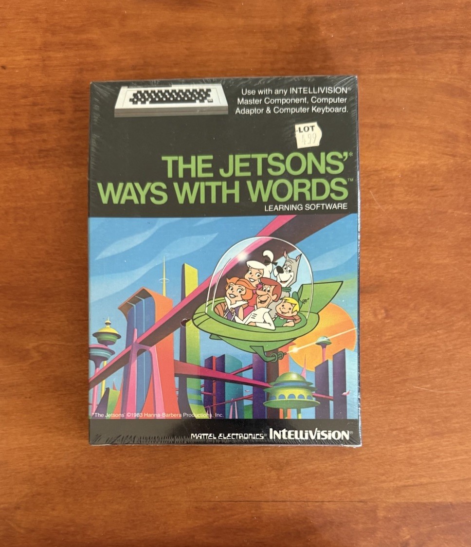 The Jetsons’ Way With Words (Intellivision) BRAND NEW Factory sealed – Excellent