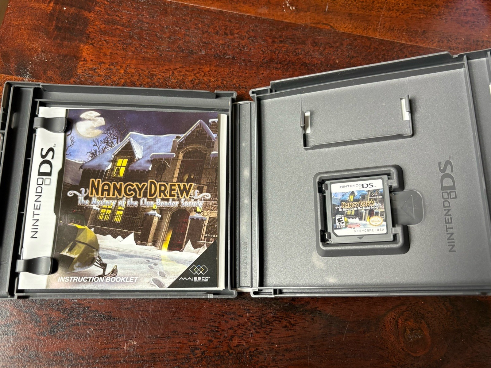 Majesco Nancy Drew Nintendo DS 2008 E10+ NTSC w/ Manual & Case
