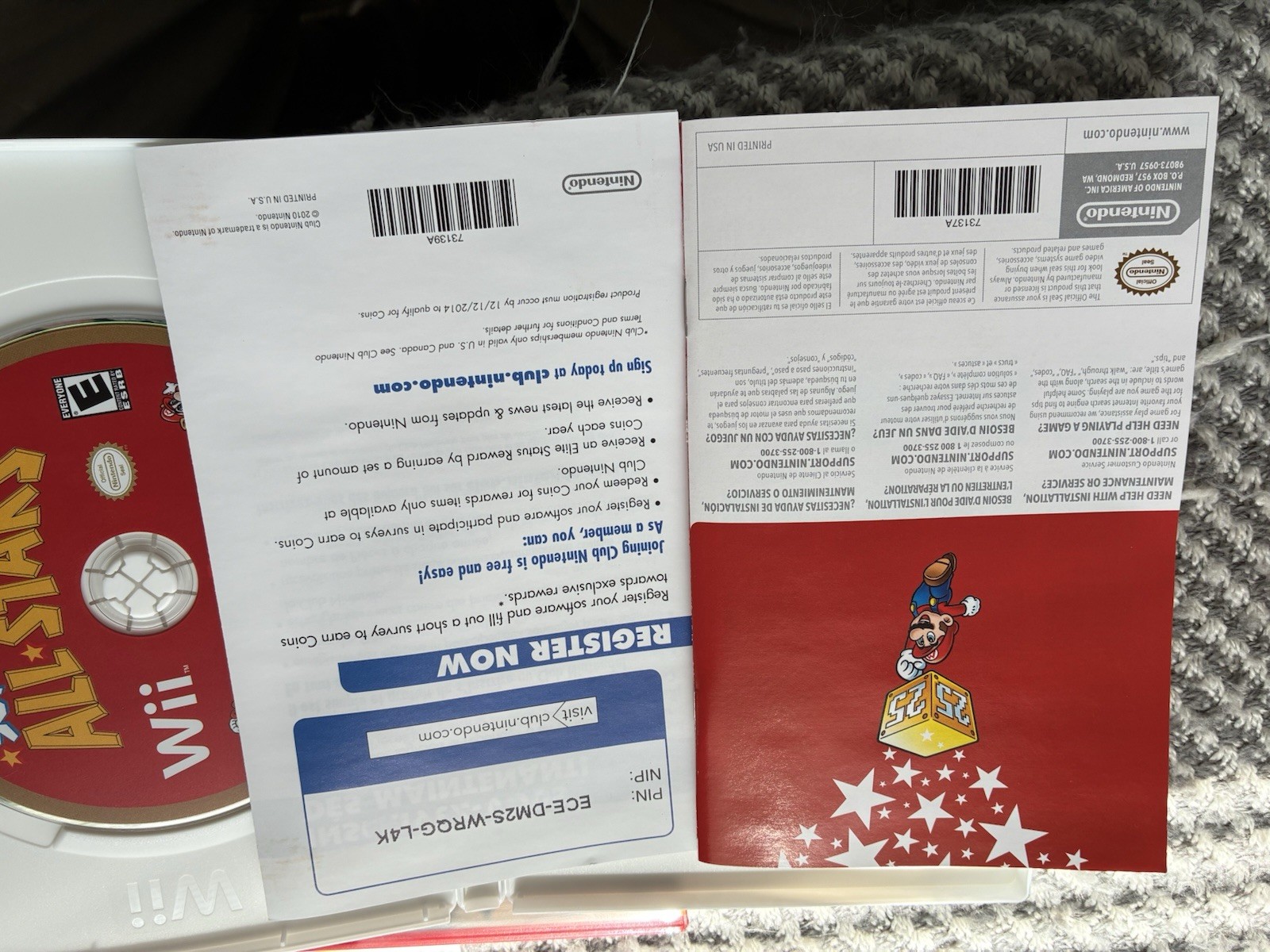 Super Mario All Stars Wii CIB