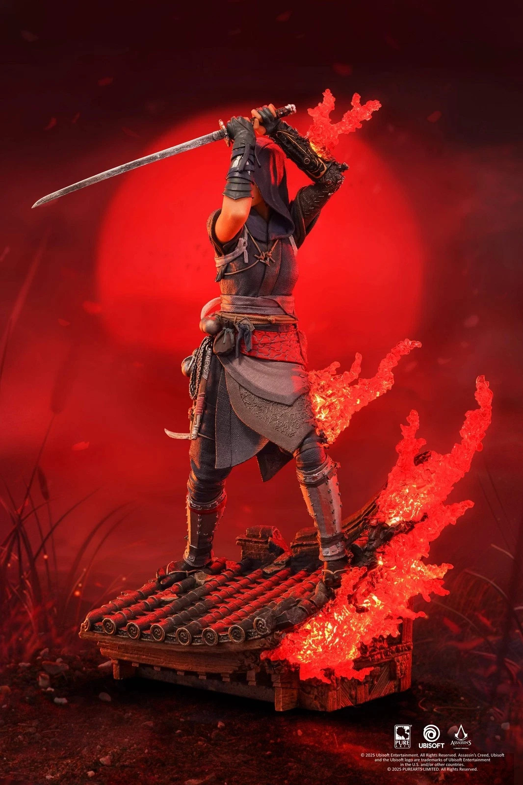 PUREARTS Assassin’s Creed Shadows Animus Naoe Statue Figure Lights Up Brand NEW