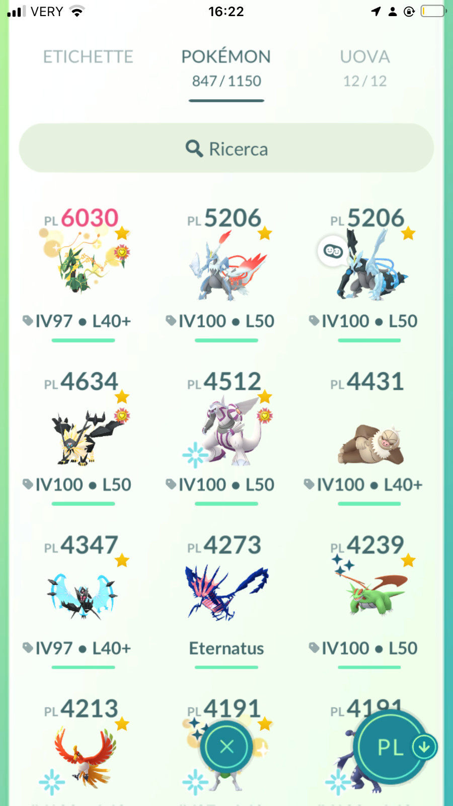 Account level 70/high cp pokemon and rare/99 raid pass/also mega rayquaza