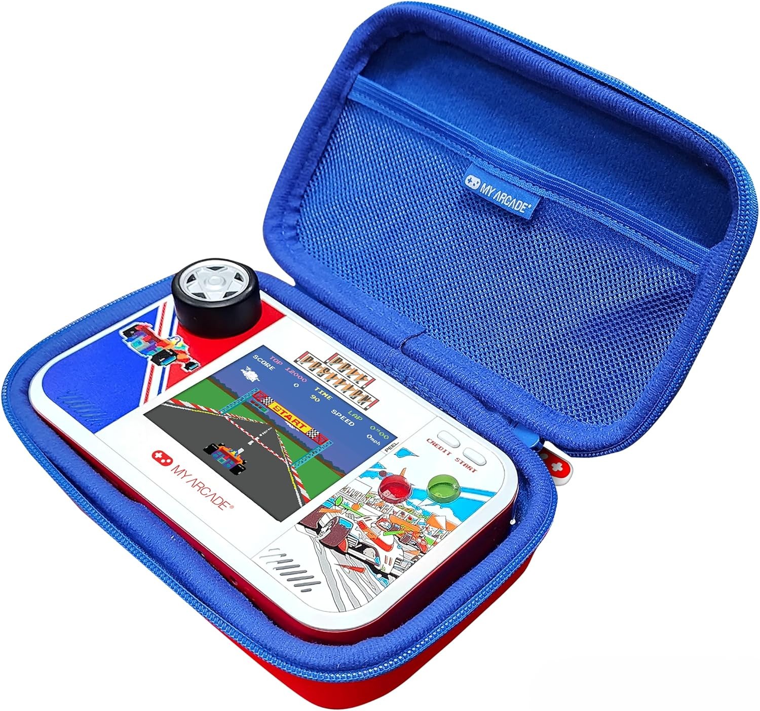 My Arcade Pole Position Pocket Player Max 2in1 Portable Video Game + Travel Case