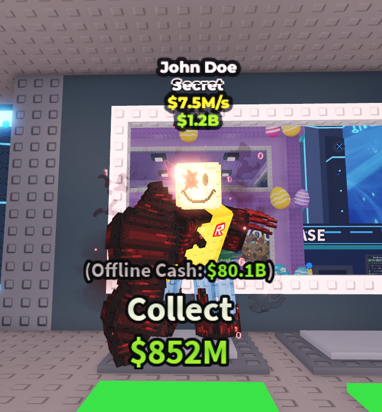 John Doe Diamond 7.5M/s – Rare Secret – Steal A Brainrot