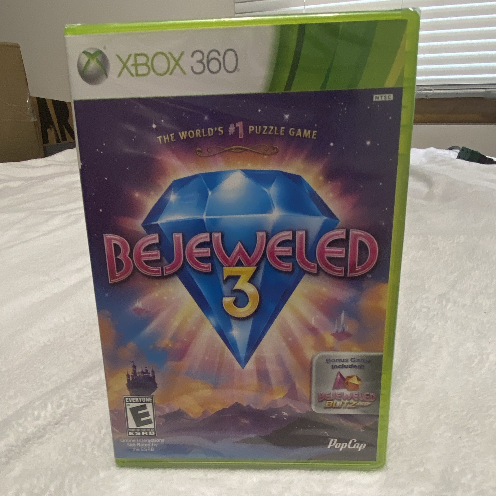 Bejeweled 3 – PopCap Xbox 360 Puzzle Match-3 Game E NTSC-U/C Bonus 2011