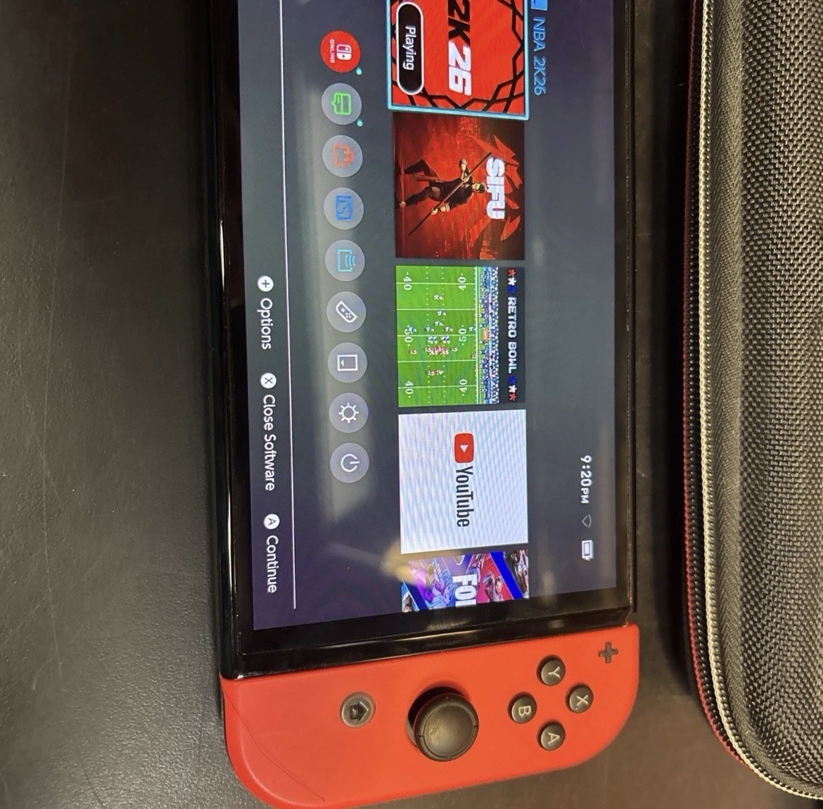Nintendo – Switch OLED Console with Blue & Red Joycons Works Perfect!