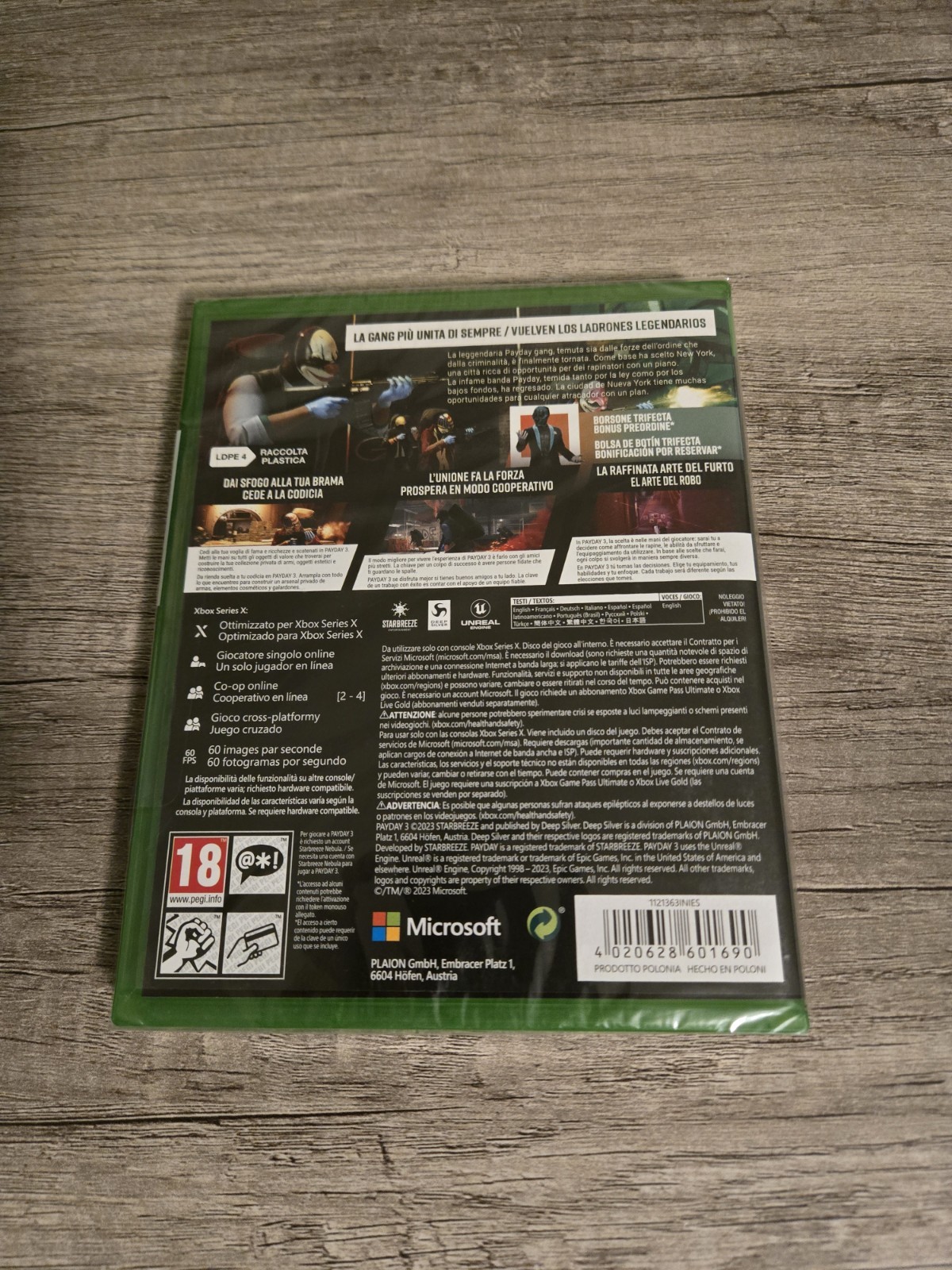 Payday 3: Day One Edition Xbox Series X|S Region Free Brand New
