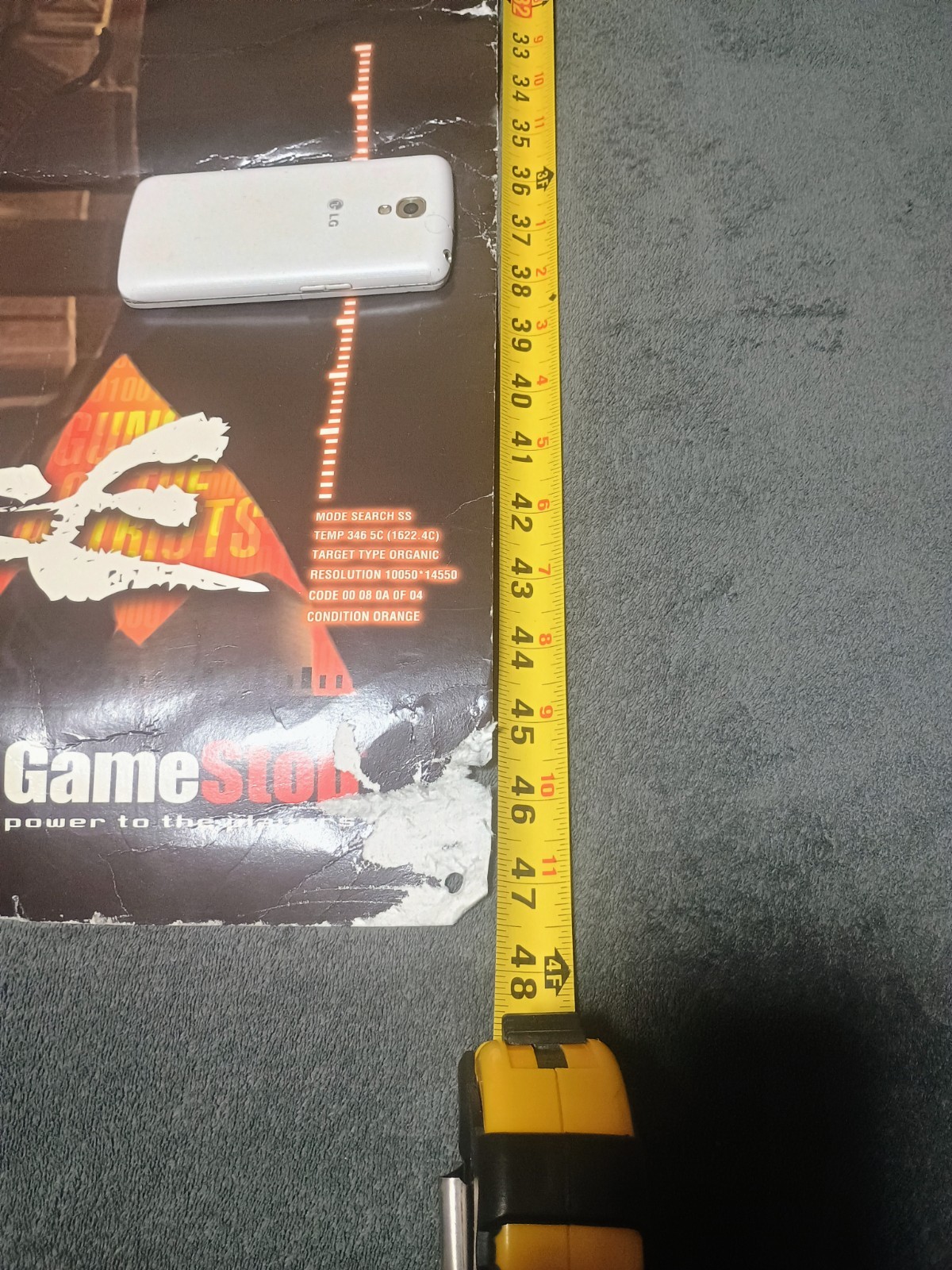GameStop Metal Gear Solid 4 Solid Snake Poster Huge Oversized 47″x33″ Promo Ad