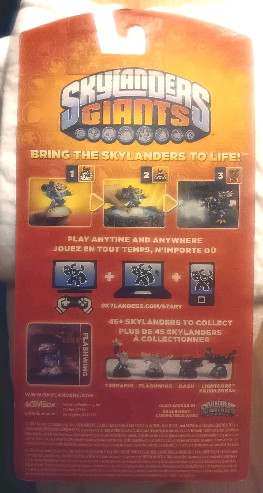 SKYLANDERS GIANTS FLASHWING FIGURE (BRAND-NEW/GREAT CONDITION) RARE!