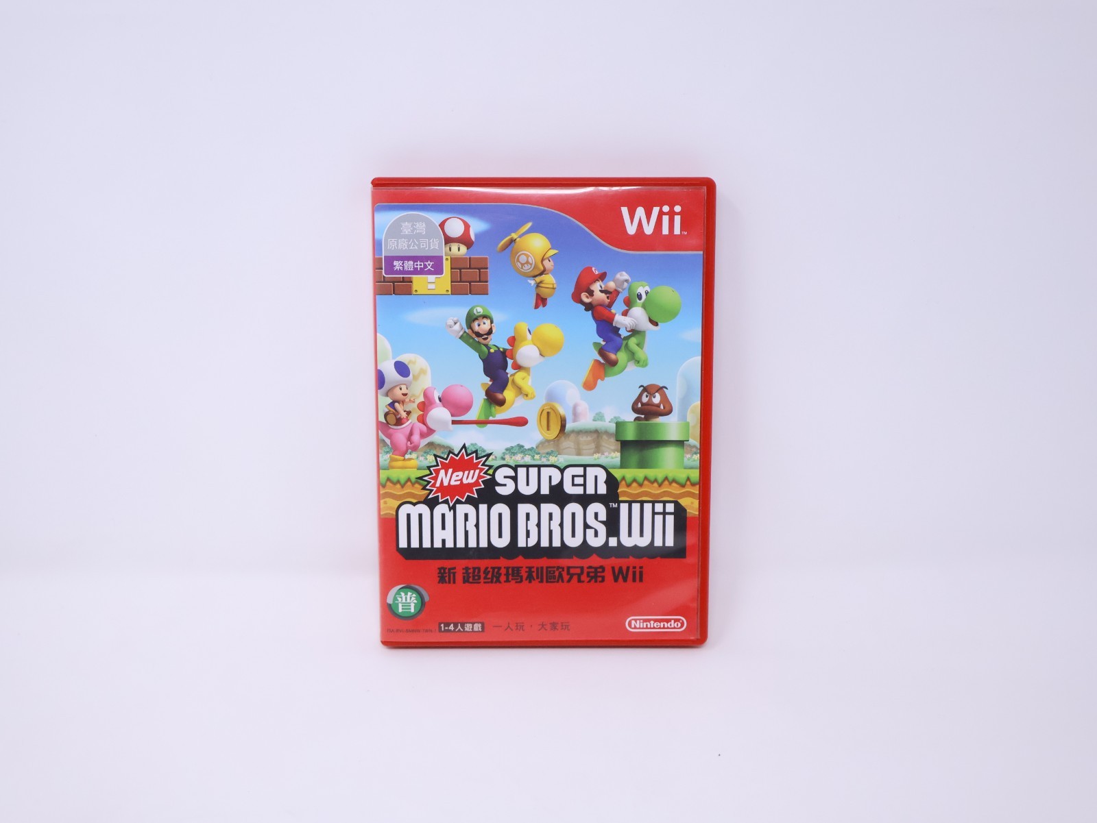 New Super Mario Bros Wii Chinese Taiwan Chinese CIB Box & Manuals US Ship