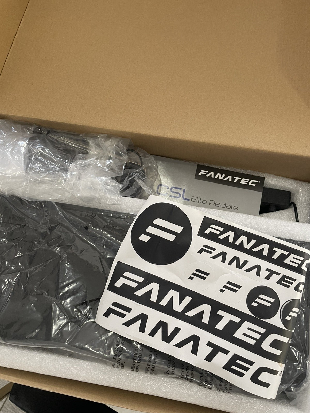 Fanatec CSL Elite Pedals w/Original Box for Safe Shipping. Excellent Condition!