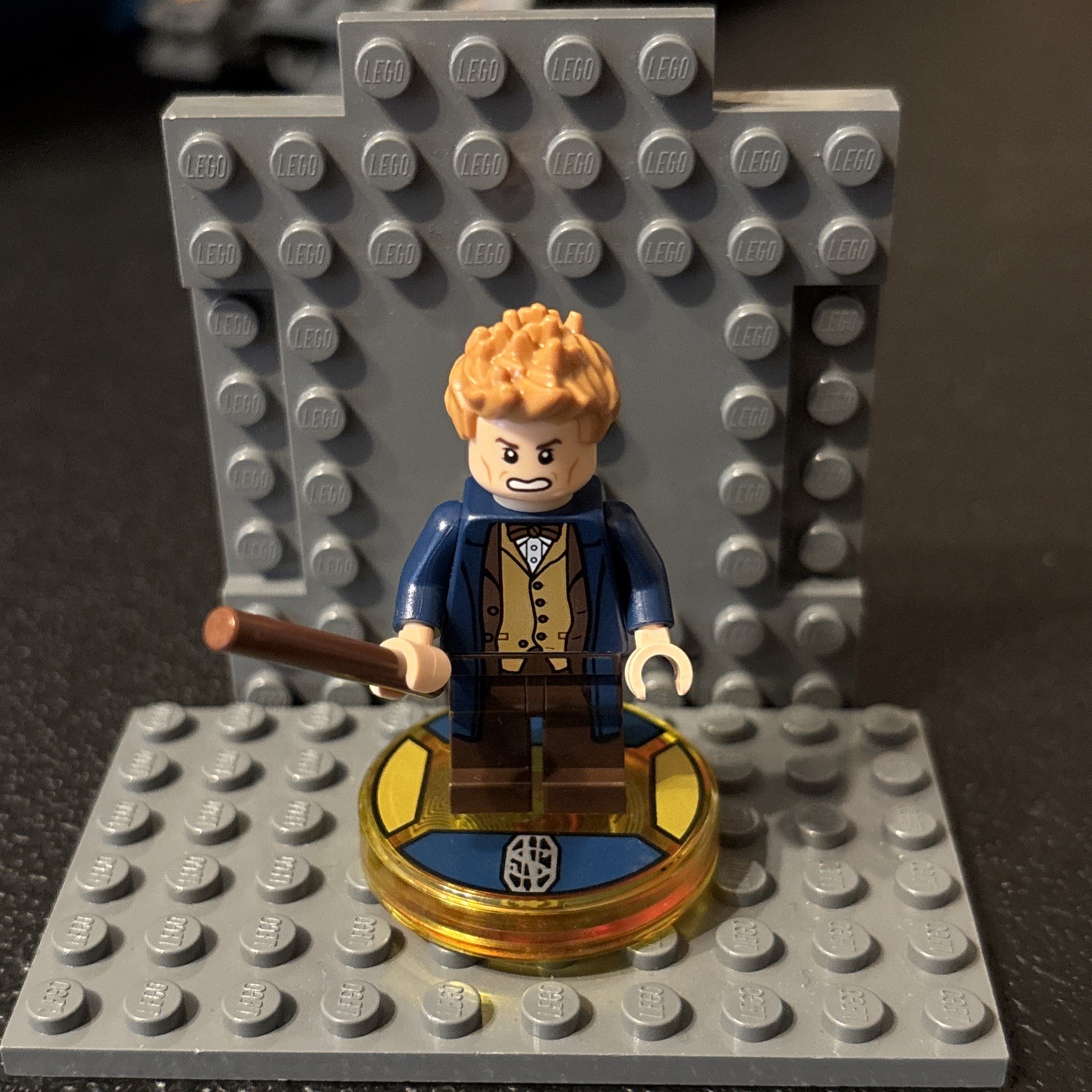 LEGO Dimensions Newt Scamander Minifigure w/Game Tags 71253 Fantastic Beasts