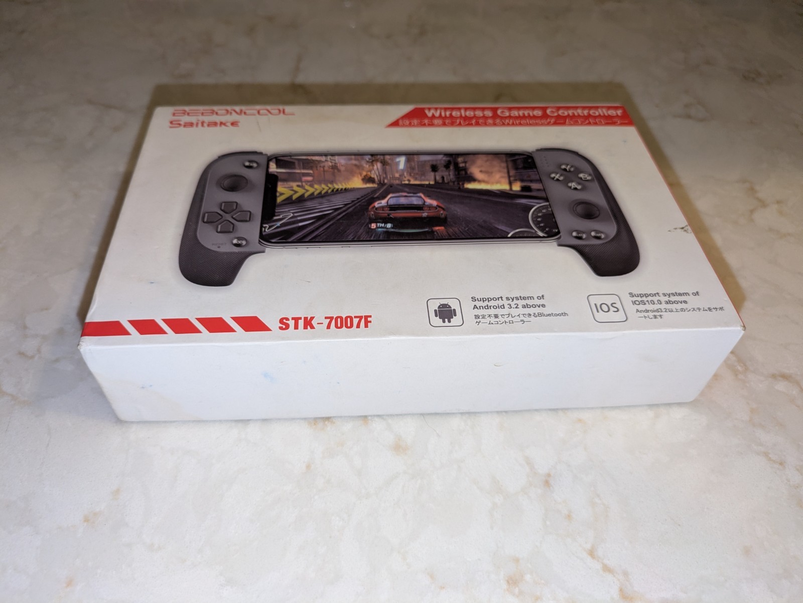 Saitake STK-7007F Wireless Game Controller, Black (New – Open Box)