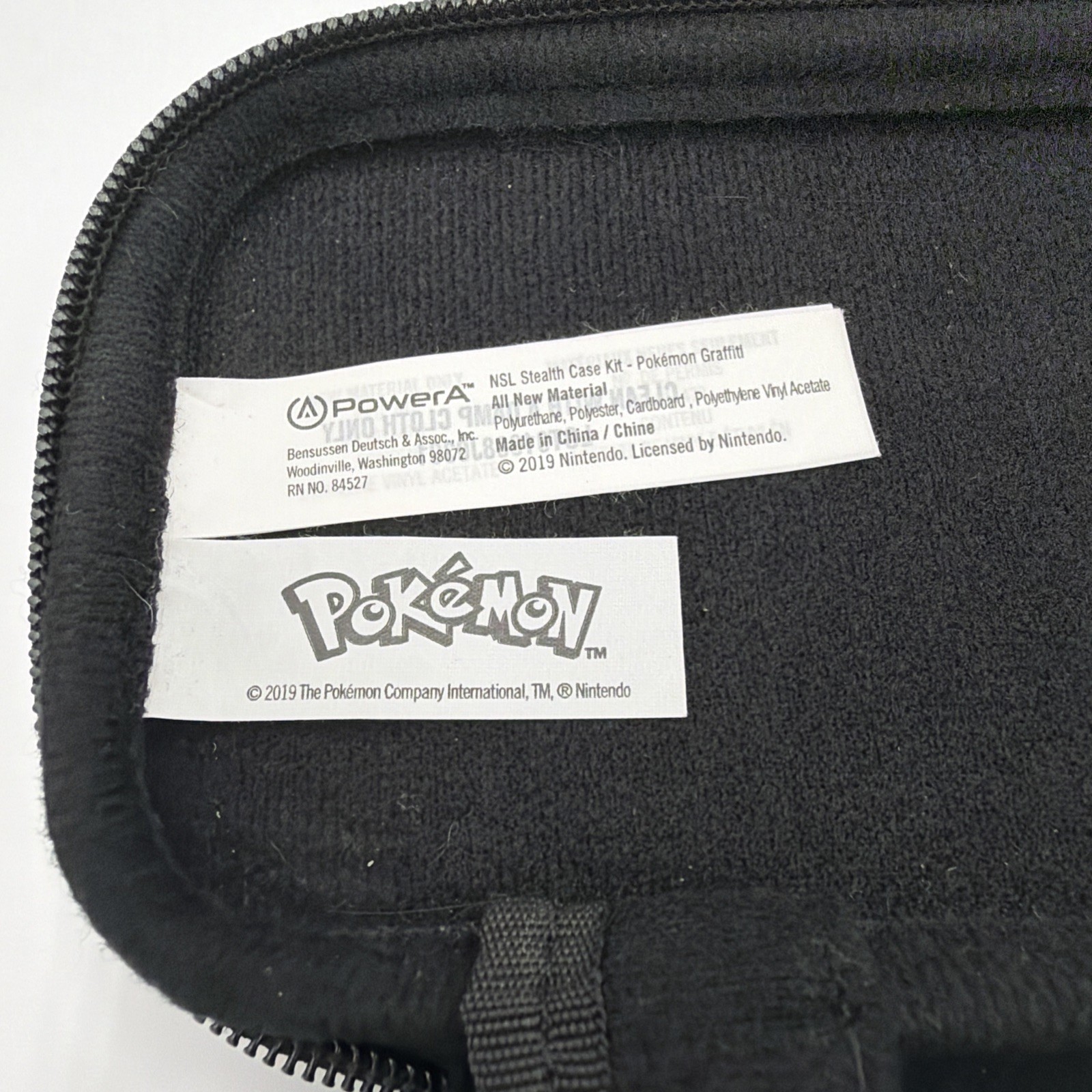 PowerA Nintendo Switch Lite Pokémon Graffiti Stealth Case Yellow / Black