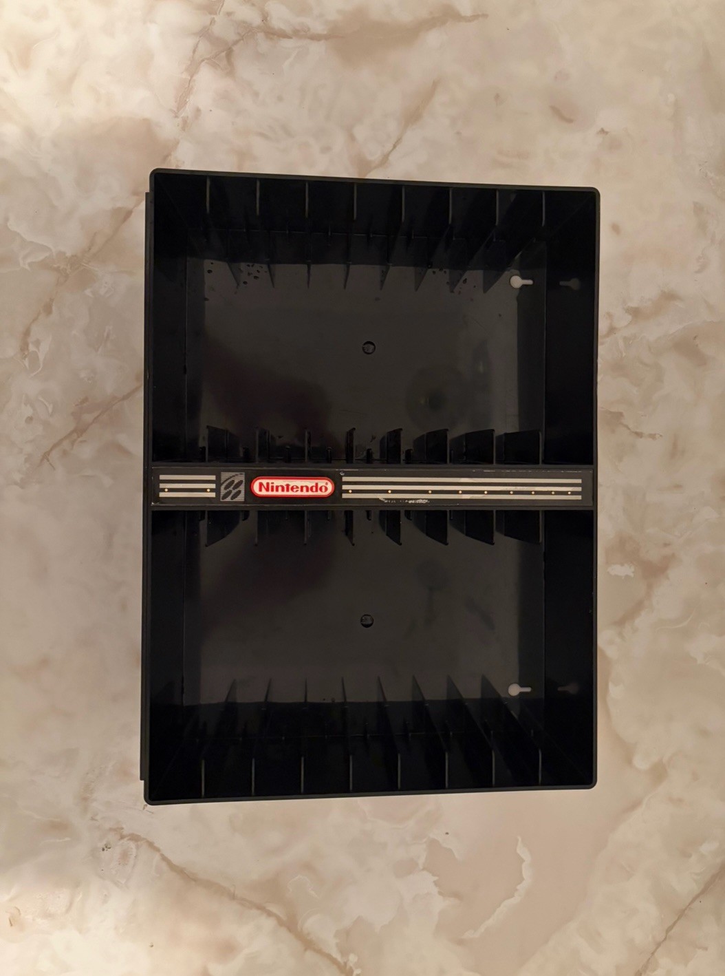Super Nintendo SNES Game Cartridge Storage Rack Shelf Holder Vintage 1993