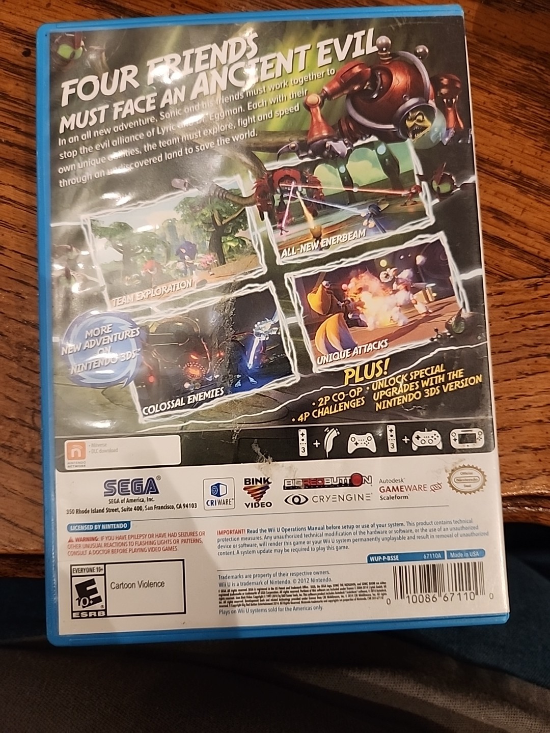 Sonic Boom: Rise of Lyric – Nintendo Wii U