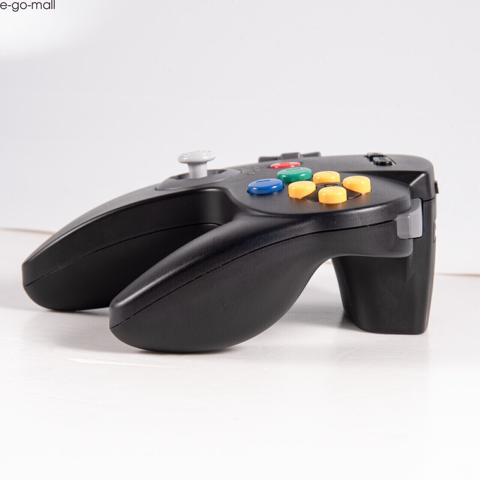 Black + Grey Wireless Switch N64 Controller for Nintendo 64™Switch Online PC MAC