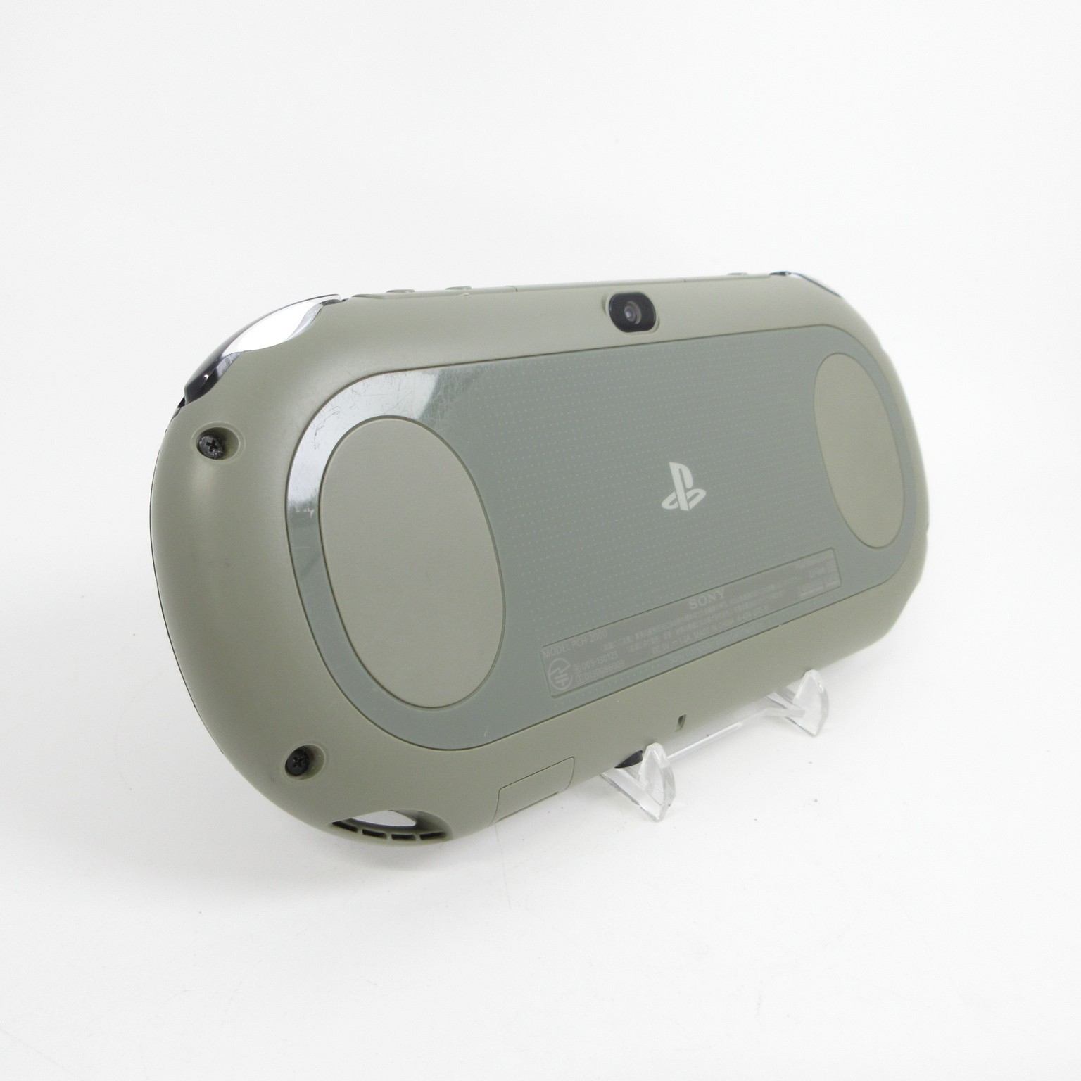 【Very Good】Sony PS Vita PCH-2000 Khaki / Black Wi-Fi Model Console only #DEN2/12