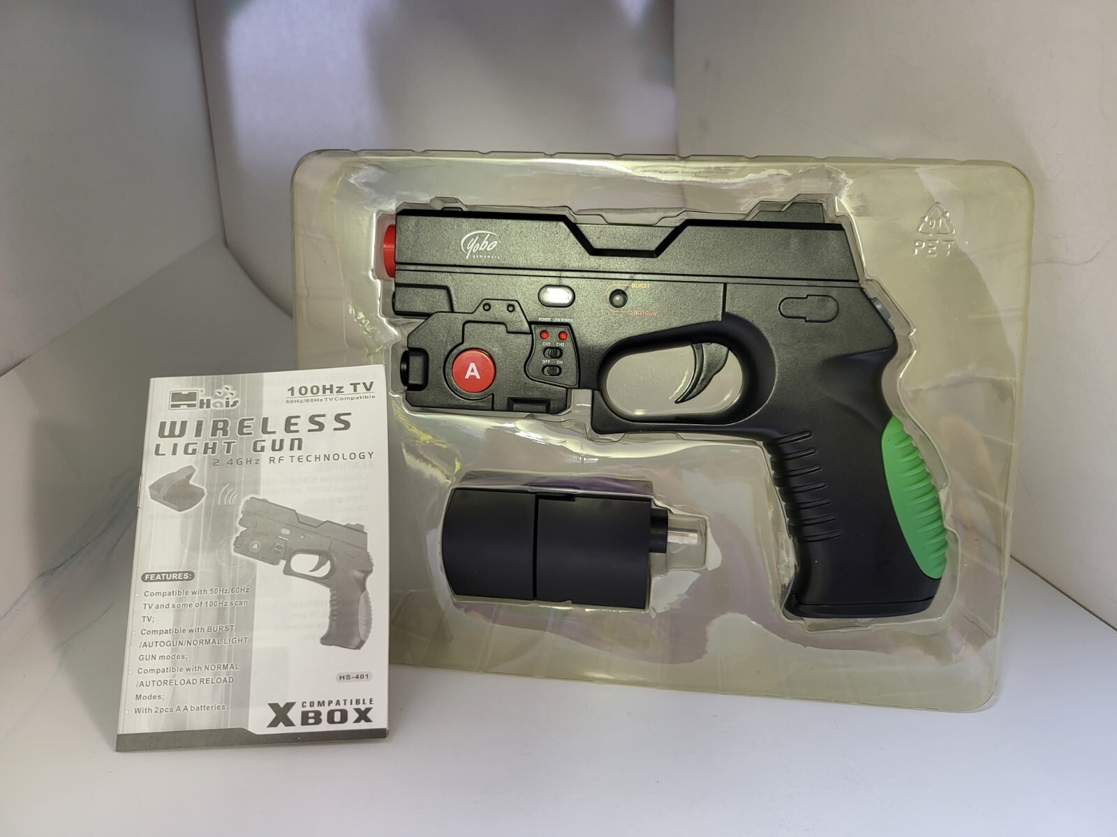 WIRELESS Light Gun Shotgun Auto Reload for Original XBOX FOR CRT TUBE TYPE TV