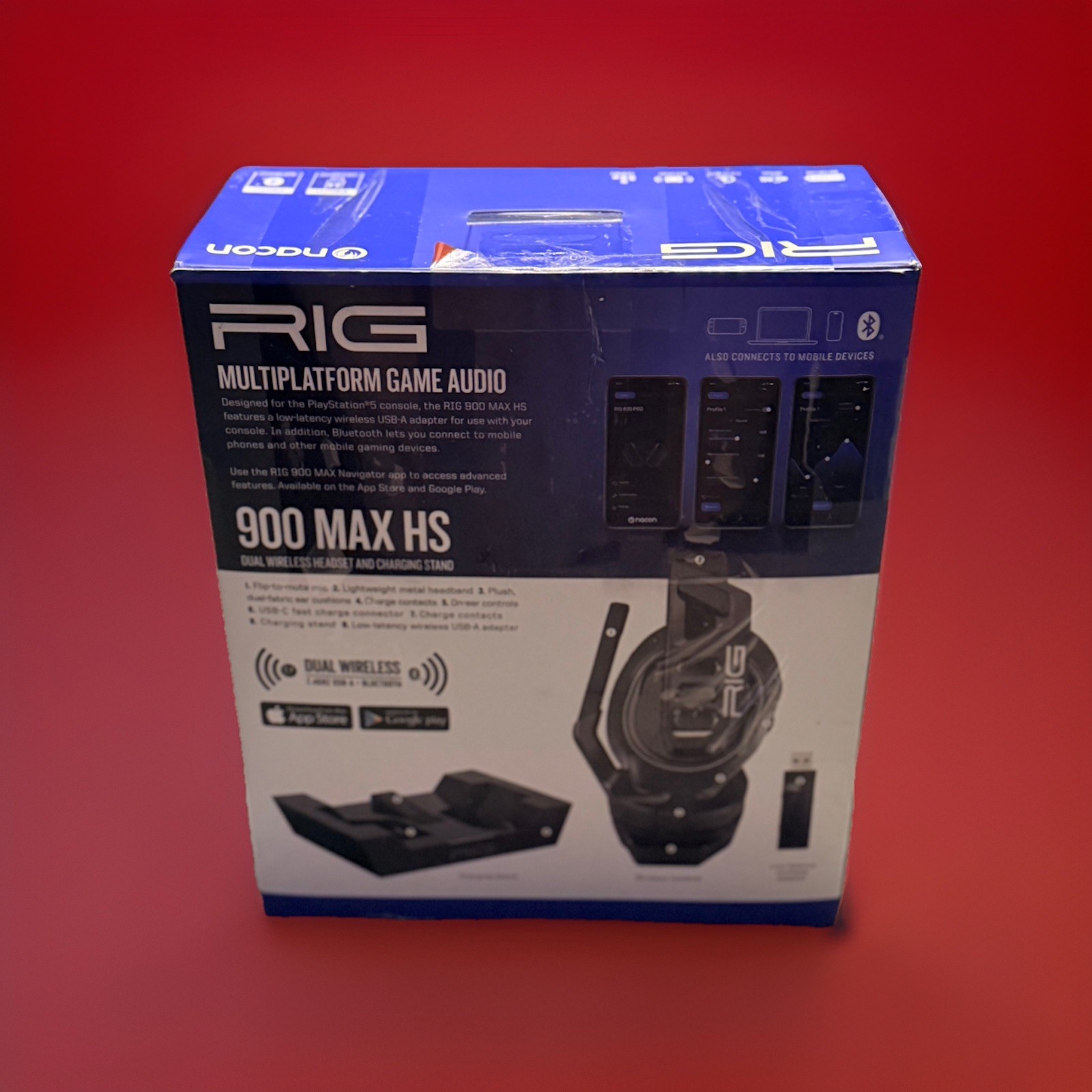 900 MAX HS Multi-Platform Dual Wireless Gaming Headset with Bluetooth 🎧