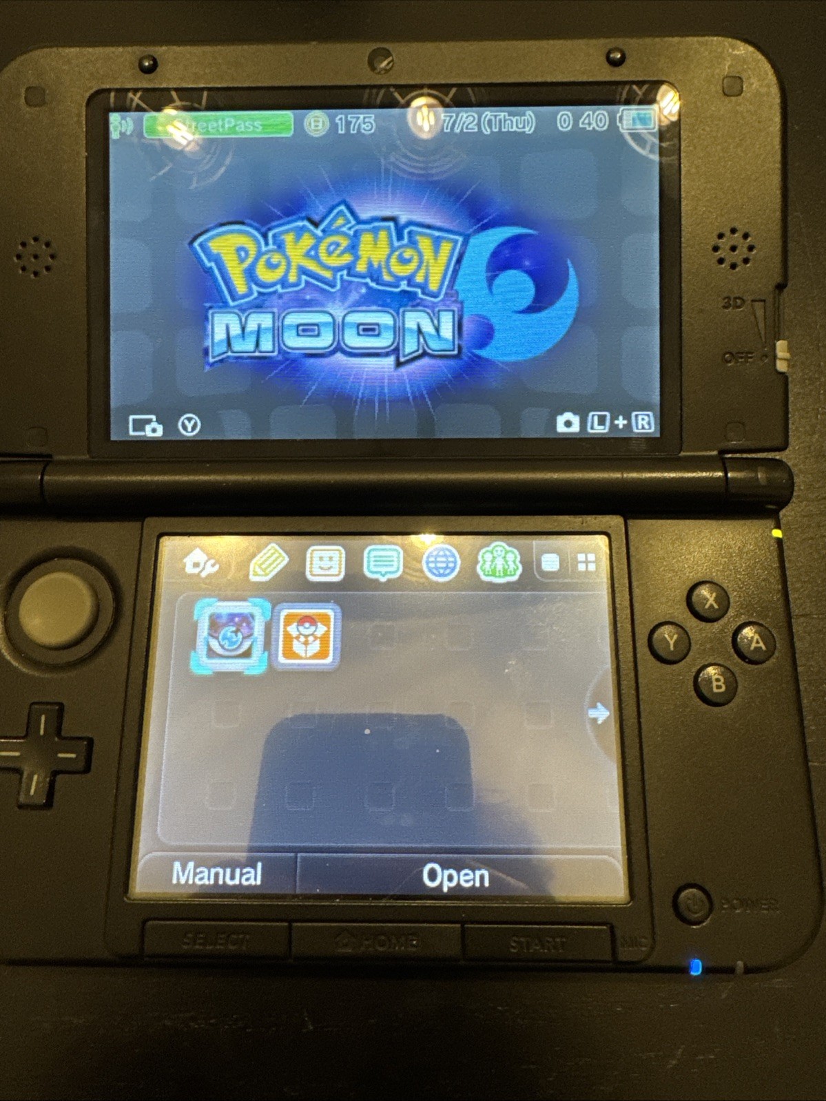 Pokémon Moon Version Nintendo 3DS Game And Case Tested Authentic