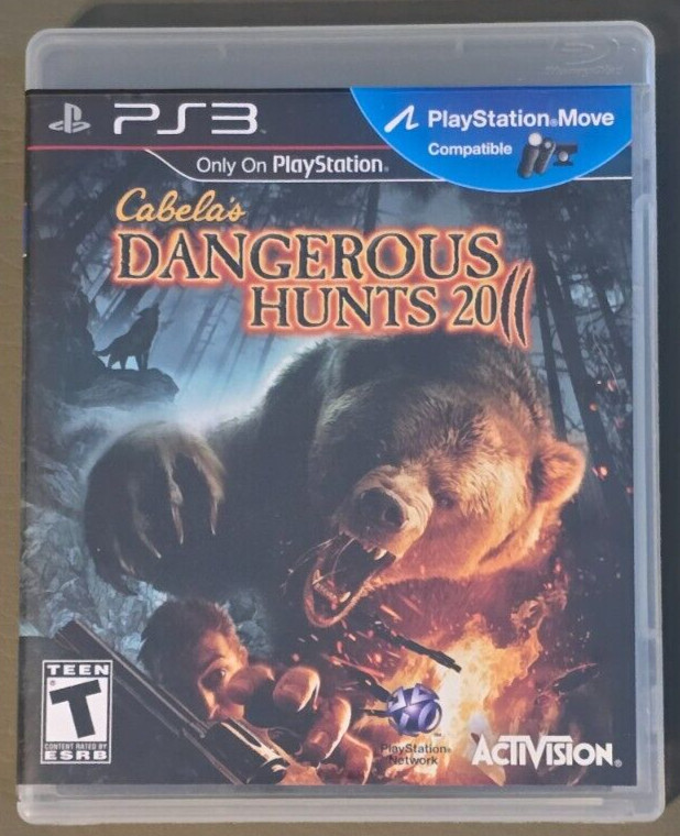 Cabela’s Dangerous Hunts 2011 PS3 Complete CIB Tested Sony PlayStation 3