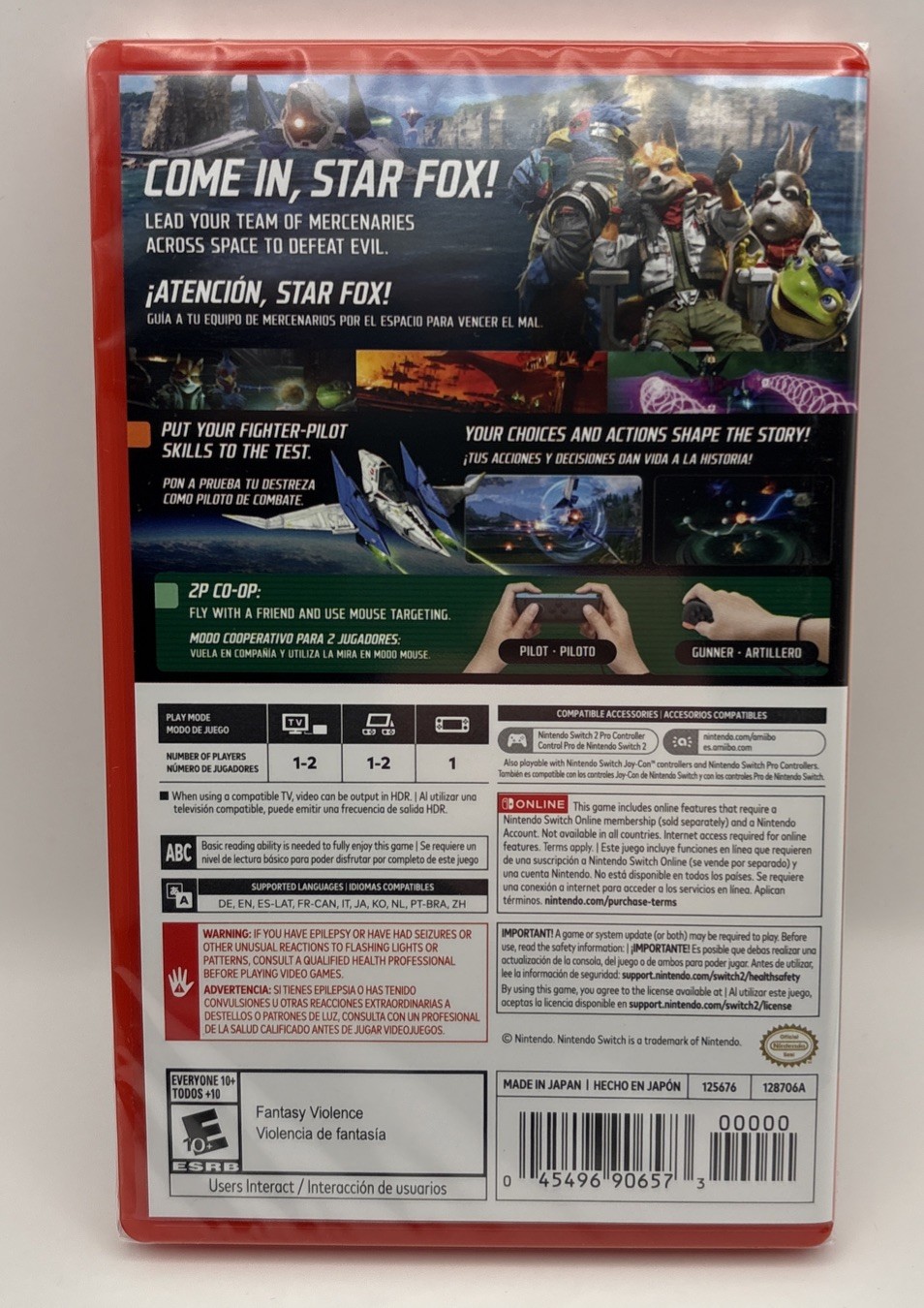Star Fox – Nintendo Switch 2 – Sealed – First Print