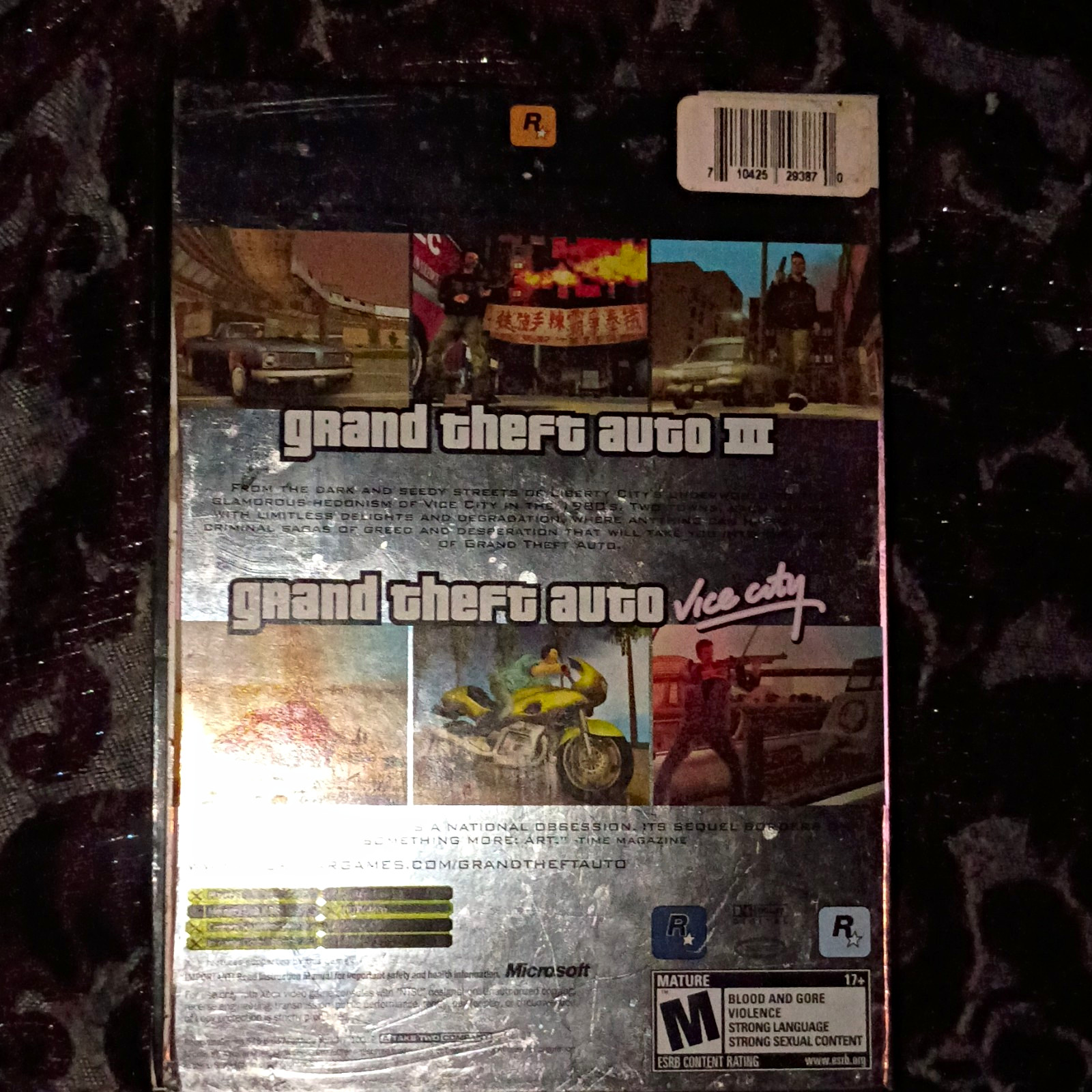Grand Theft Auto The Xbox Collection III & Vice City, With Posters, And Manuels.