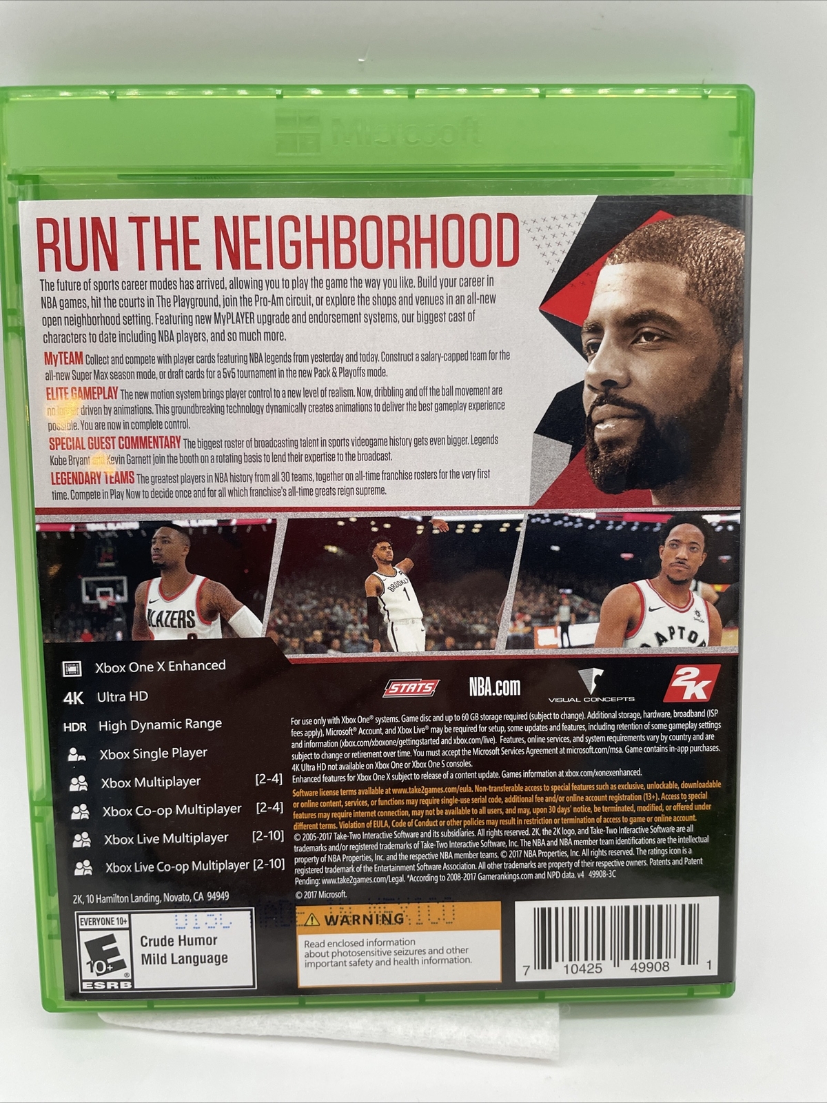 XBox Sports Games Lot: NBA 2k18,FIFA World Cup Germany 2006, Hastings Paintball