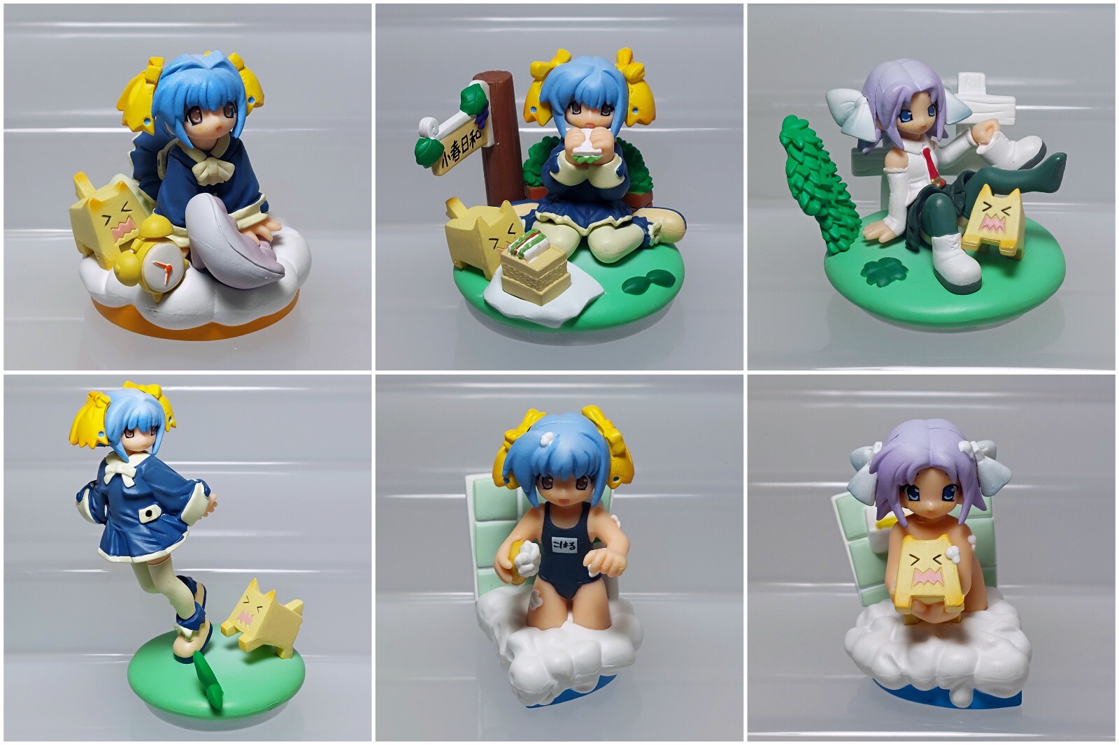 Hinatabokko In Pocket Theater Nanase Hiiragi Koharu Hayami Figure Set 1.9-3.2in